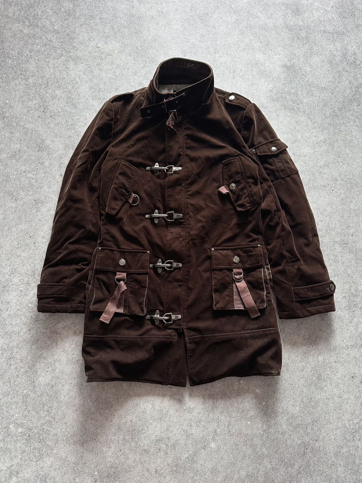 If Six Was Nine 90s Japanese Grunge Bondage Fireman Clasp Jacket Lgb Style Size US S / EU 44-46 / 1 - 1 Thumbnail