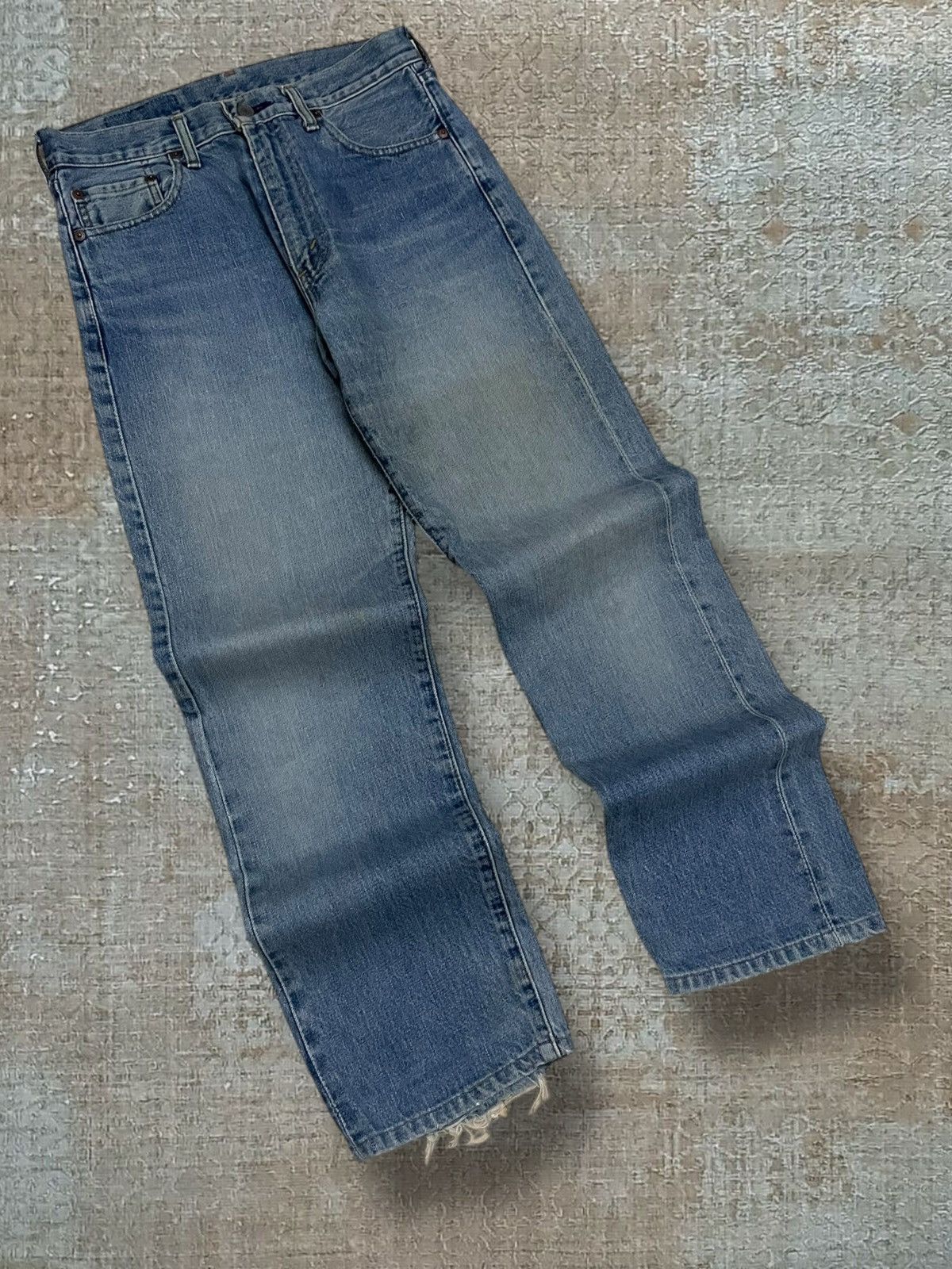 Levi's Vintage Clothing Vintage 1990s Designer Levis 502 Grunge Distressed Denim Size US 30 / EU 46 - 2 Thumbnail