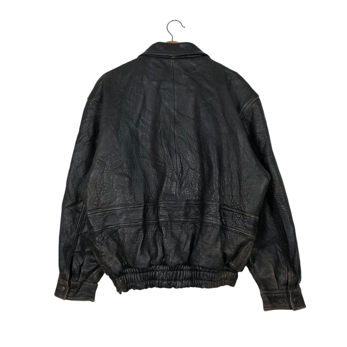 Japanese Brand 🔥VINTAGE BIKER GENUINE LEATHER JACKET ANABAS ISSEY MIYAKE Size US M / EU 48-50 / 2 - 10 Thumbnail