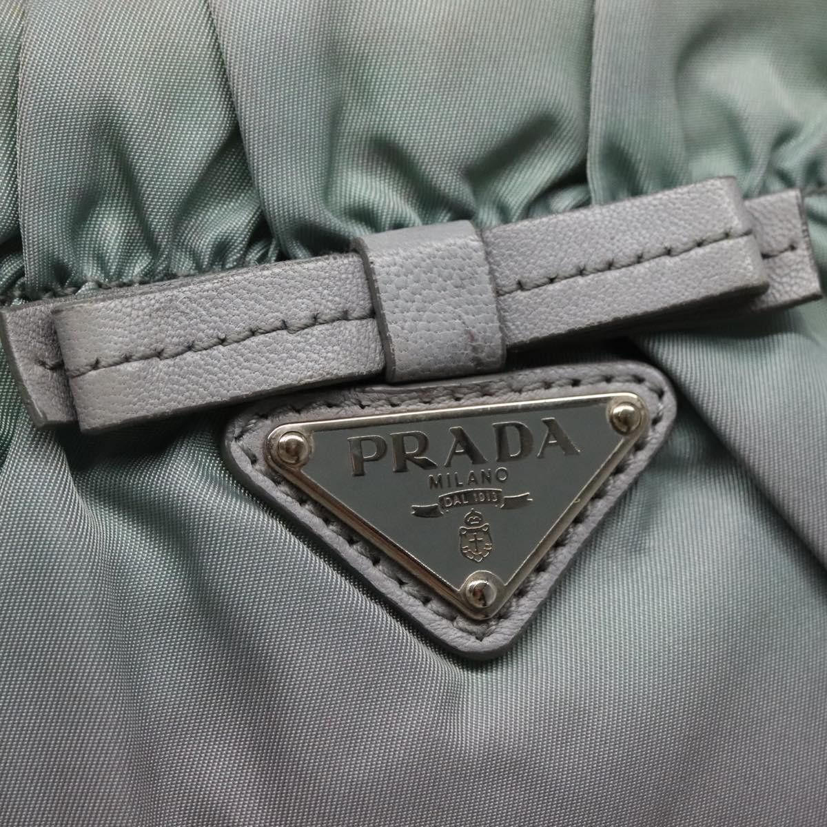 Prada PRADA Hand Bag Nylon Gray Size ONE SIZE - 14 Thumbnail