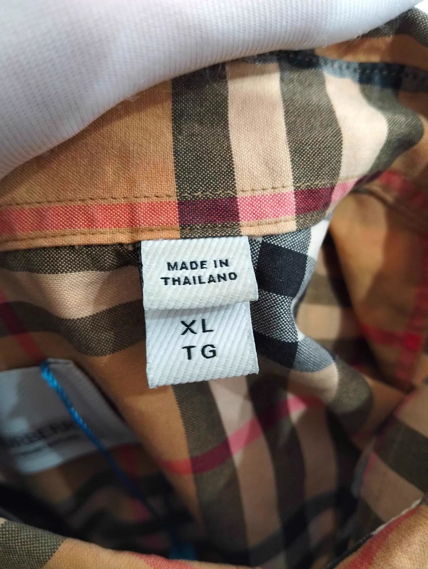 Burberry Burberry Check Long Sleeve Shirt XL 95 New Size US XL / EU 56 / 4 - 7 Thumbnail
