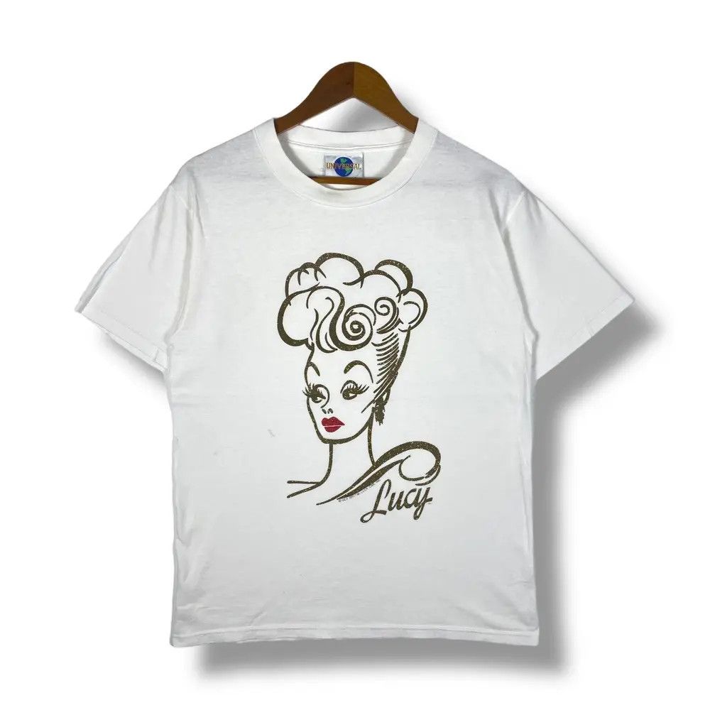 Universal Studios Vintage 90's I LOVE LUCY Cartoon Graphic Tee Shirt Size US M / EU 48-50 / 2 - 1 Thumbnail