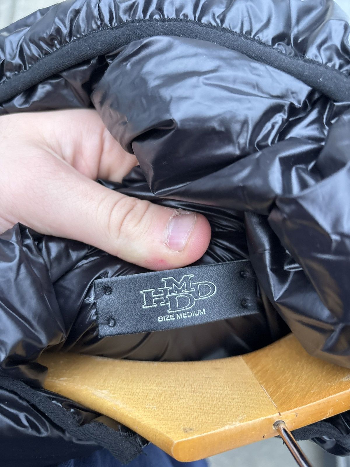 HMDD Blue black two tone sold out puffer Size US M / EU 48-50 / 2 - 4 Thumbnail