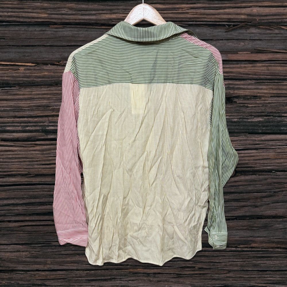 Other Sadie & Sage oasis Colorblock Shirt NWT Size M / US 6-8 / IT 42-44 - 2 Thumbnail