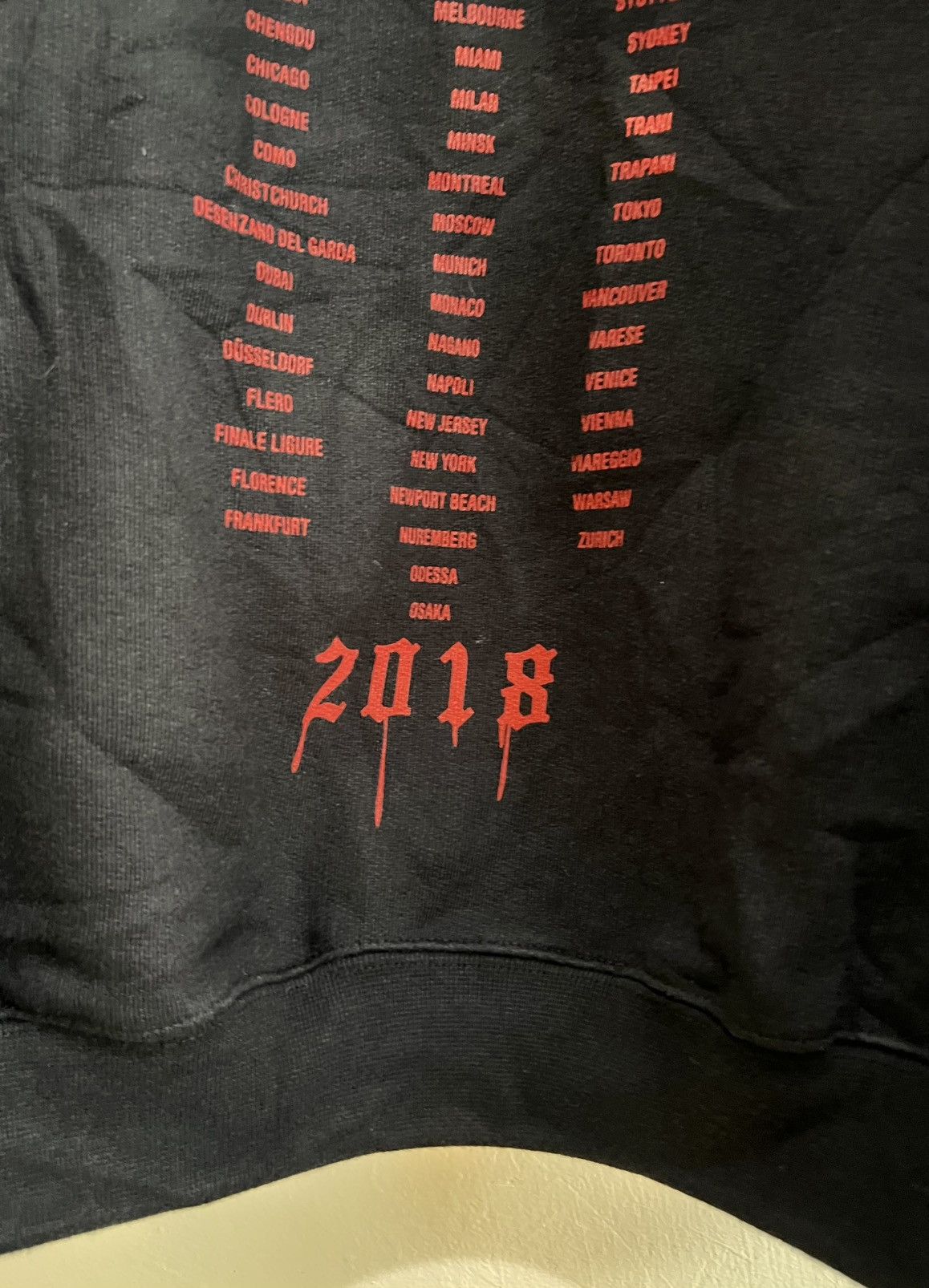 Vetements VETEMENTS THICK METAL TOUR HOODIE Size US XS / EU 42 / 0 - 8 Thumbnail