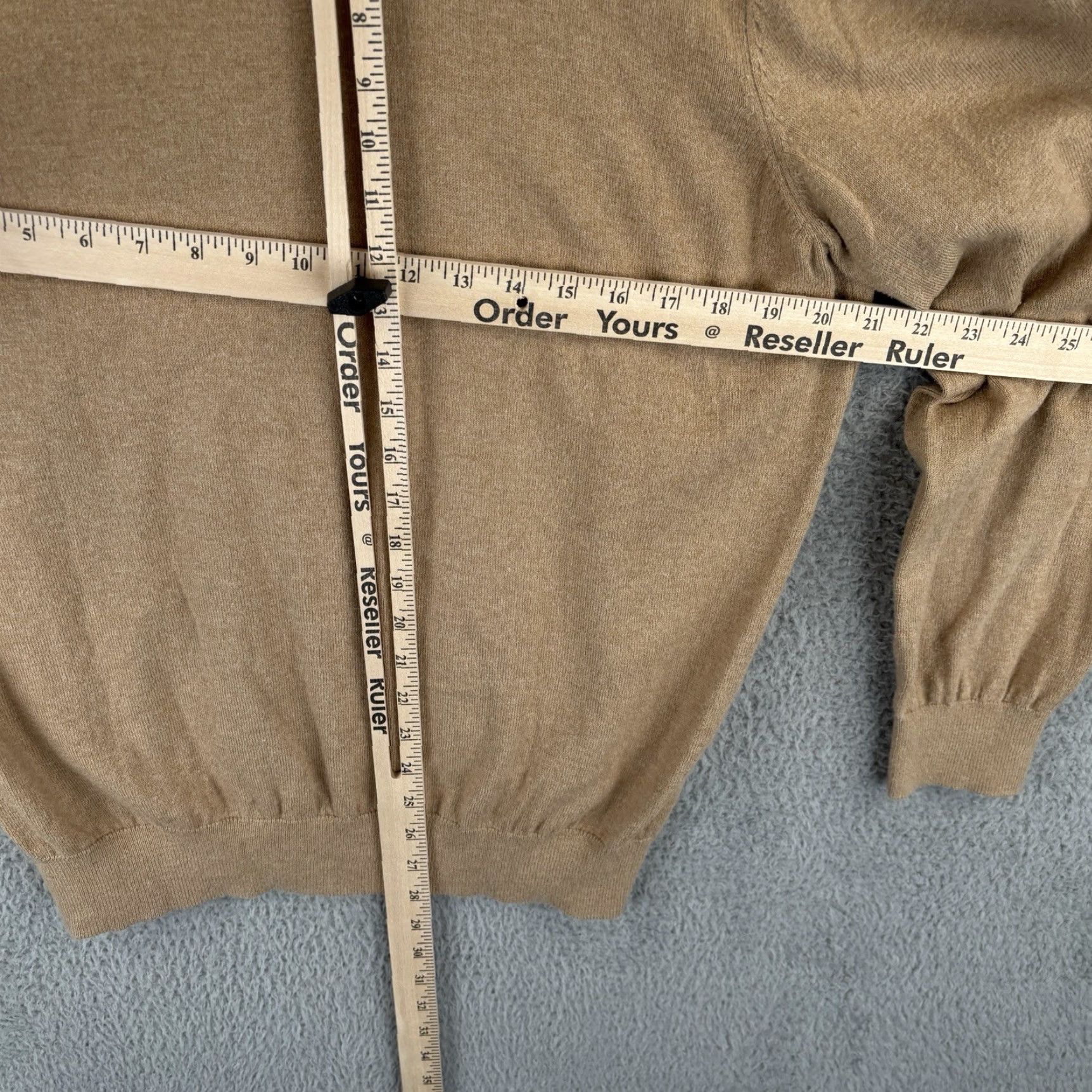 Vintage VINTAGE L.L. Bean Sweater Mens Large Brown V-Neck Pullover KnIT Preppy Classic (All Seasons) Mens Size US L / EU 52-54 / 3 - 5 Thumbnail