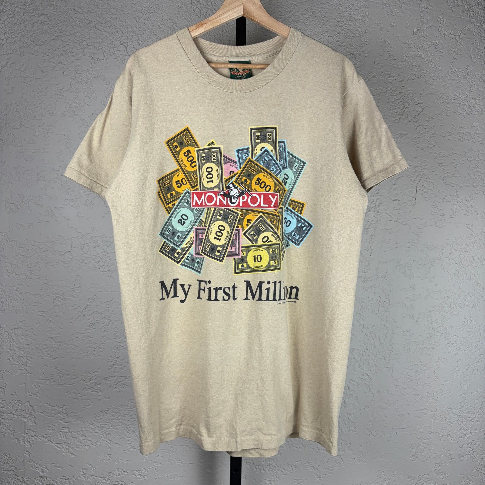 Other Vintage Monopoly Hasbro Toys 90s First Million Large Tee Size US L / EU 52-54 / 3 - 1 Thumbnail