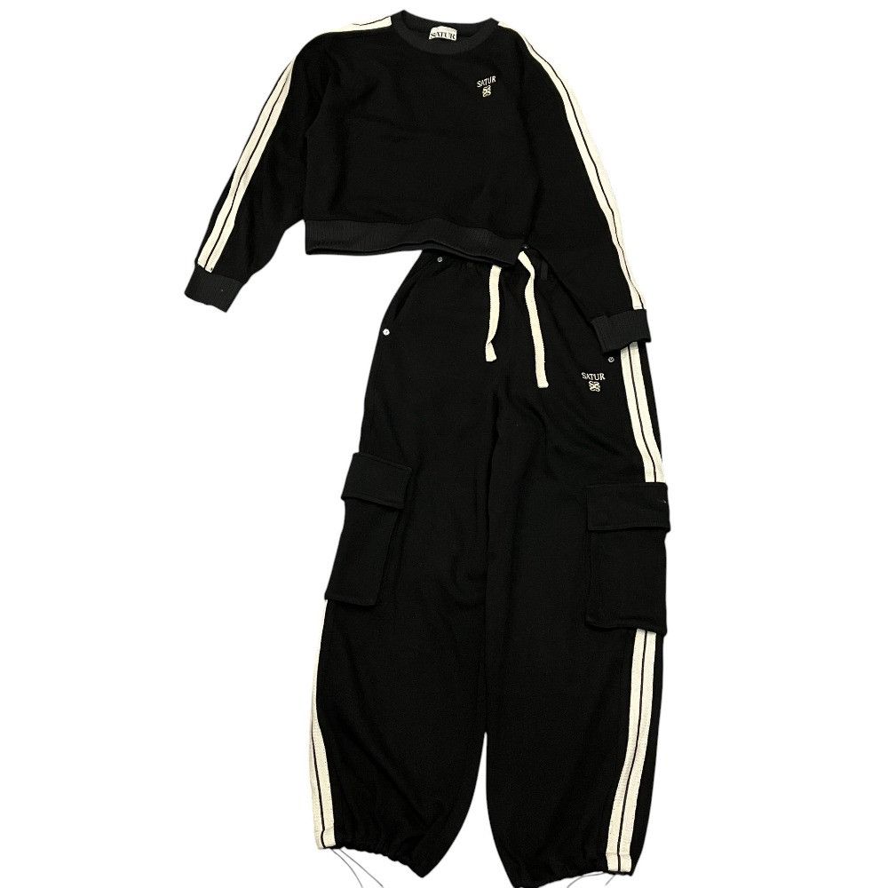 Other Other SATUR Knit Sweat Cargo Pants Setup Textile Suits DUTY FREE for USA Size ONE SIZE - 1 Thumbnail