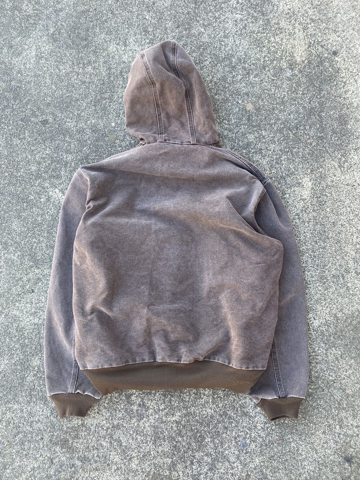 Vintage Carhartt Active Jacket Brown Faded | Grailed