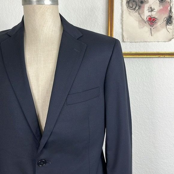 Brooks Brothers Brooks Brothers 2 Button Wool Blend Blazer Size 40R - 2 Thumbnail