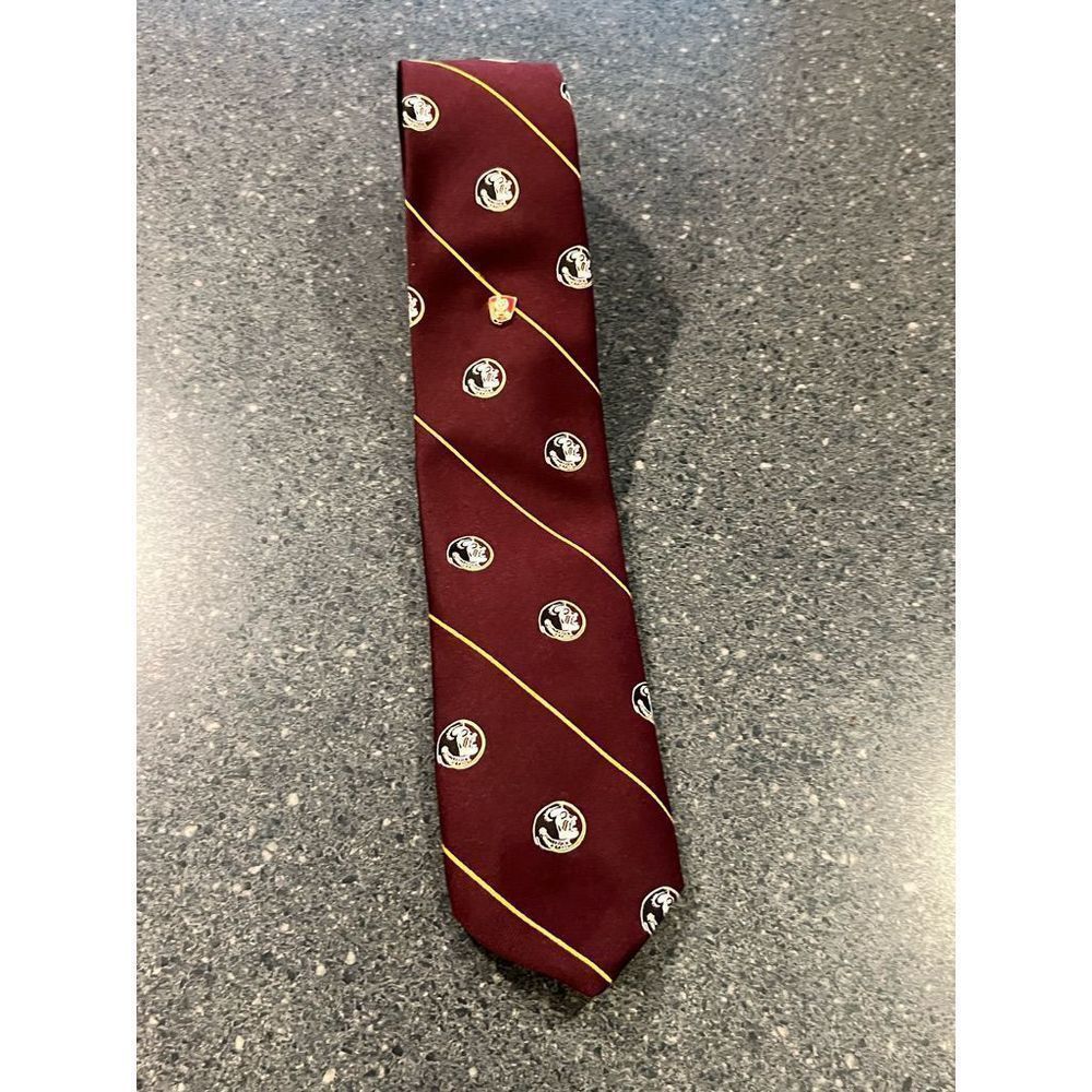NCAA Florida State Seminoles FSU University NECK TIE Size ONE SIZE - 3 Thumbnail