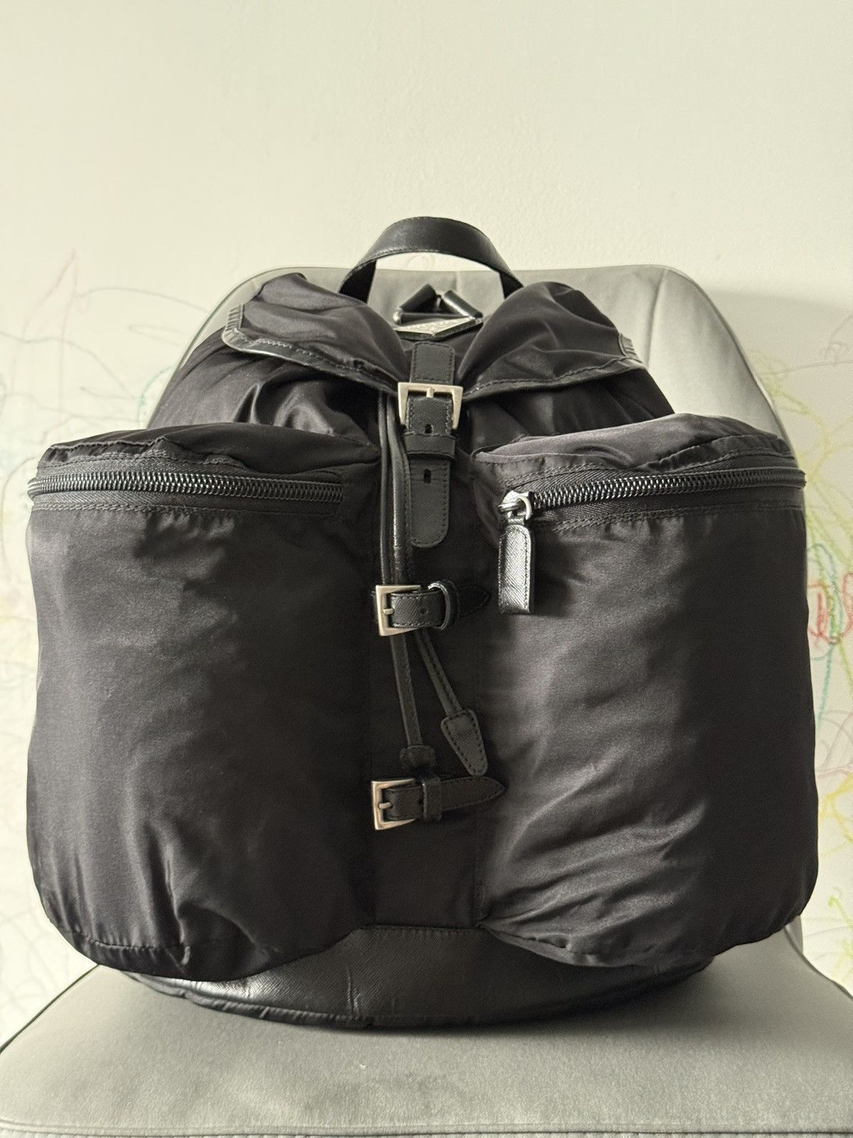 【vintage】PRADA SPORT BACKPACK Prada × Vintage VINTAGE BLACK PRADA SPORT BACKPACK | Grailed