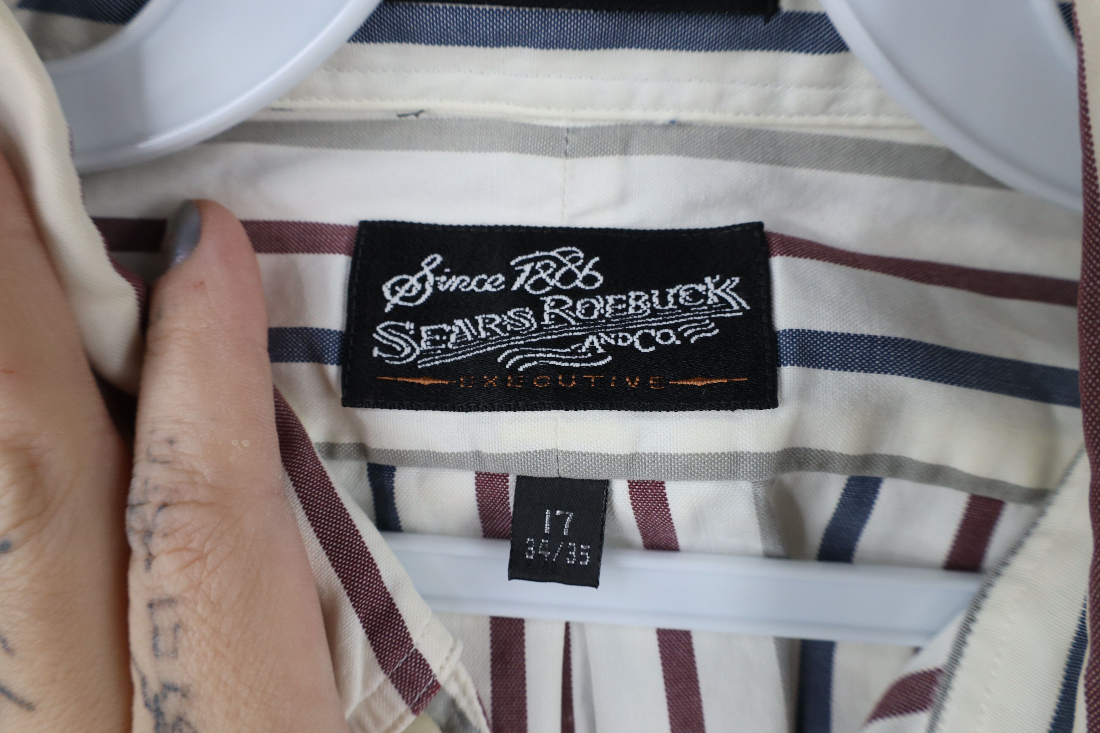 Vintage Vintage 90s Streetwear Rainbow Striped Button Down Shirt Size US L / EU 52-54 / 3 - 6 Thumbnail