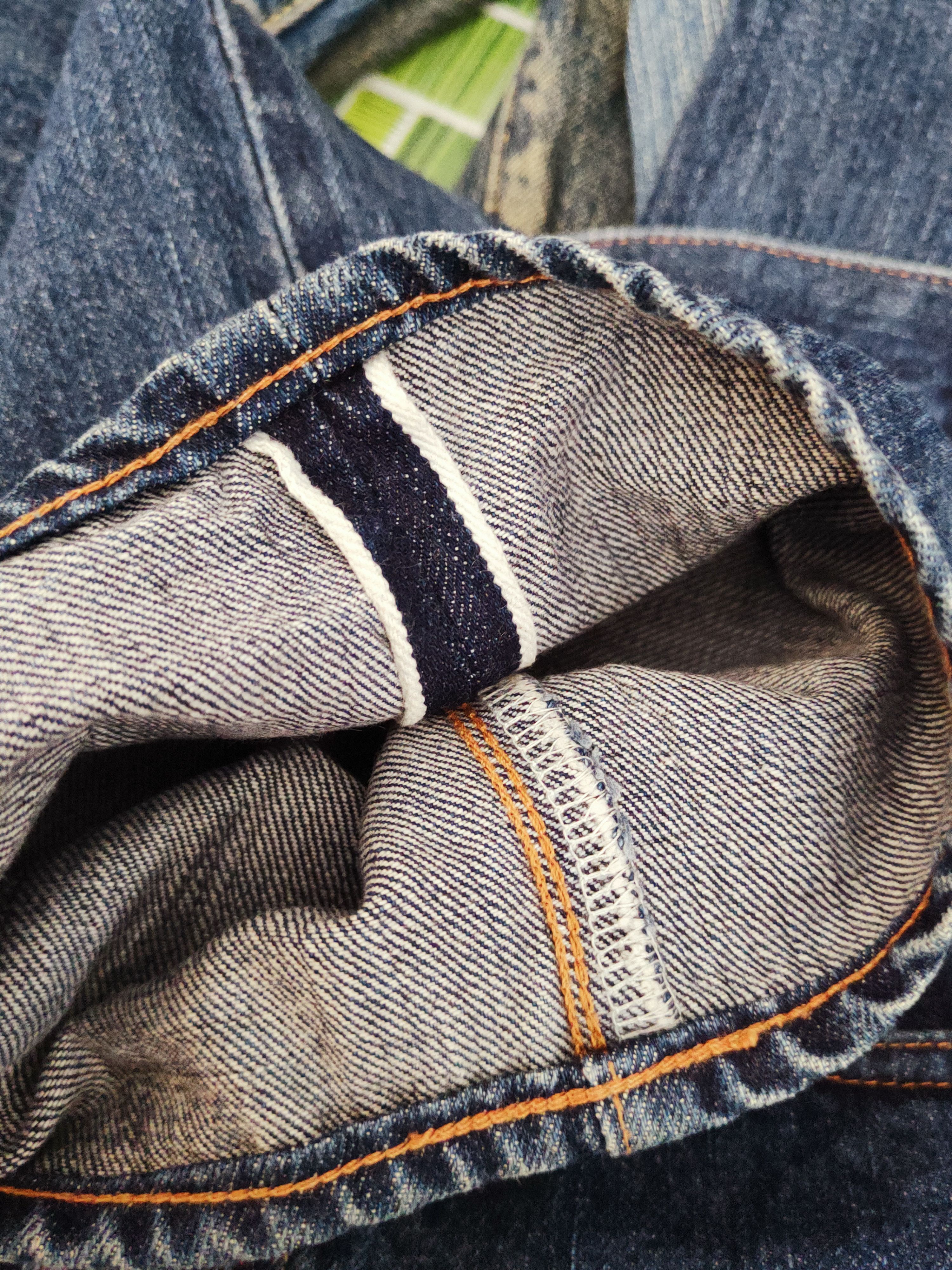 READYMADE DL Unused Readymade Distressed Ripped selvedge Jeans #S2699 Size US 33 - 12 Thumbnail