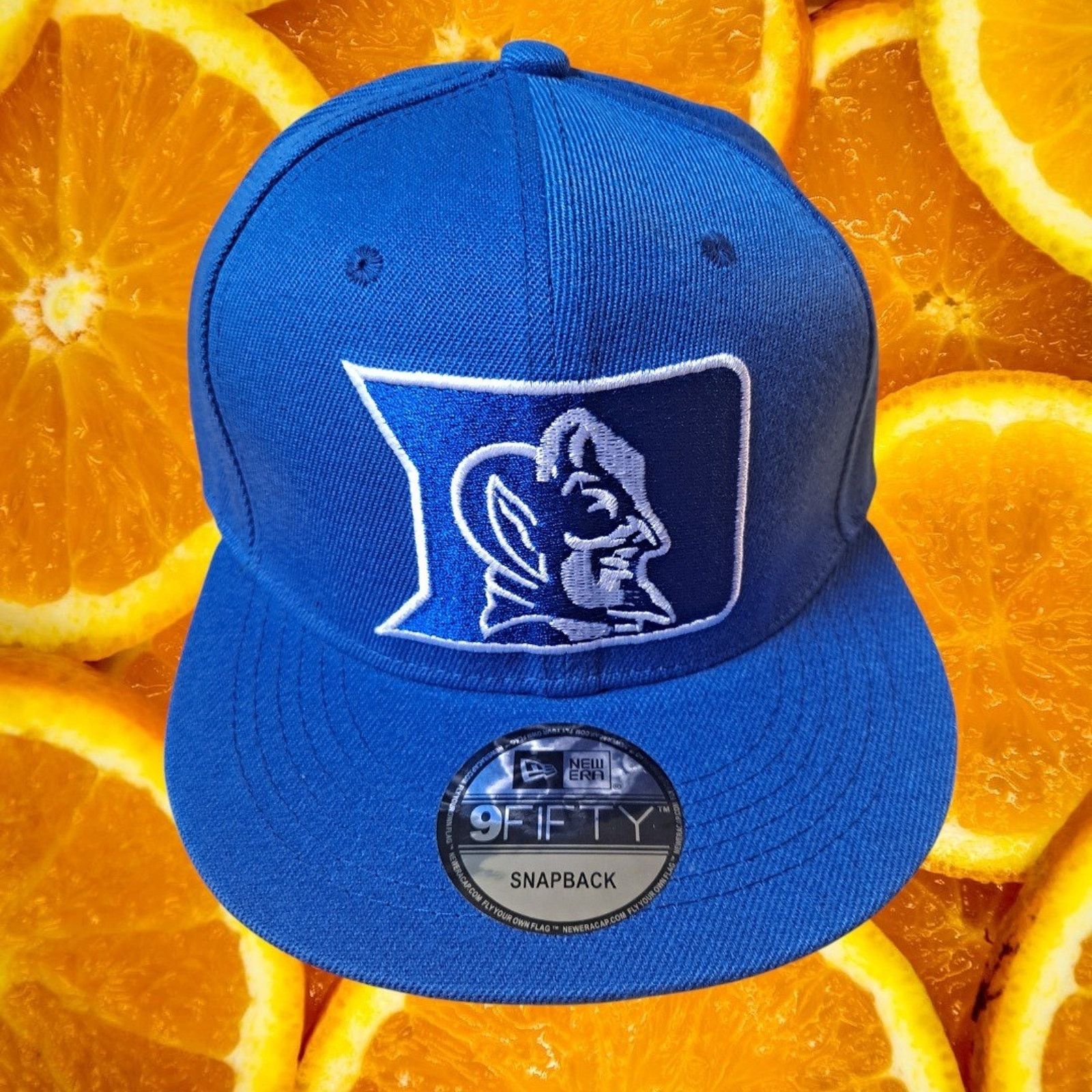 New Era Duke Blue Devils Snapback Hat Cap Blue White NCAA College Size ONE SIZE - 1 Thumbnail