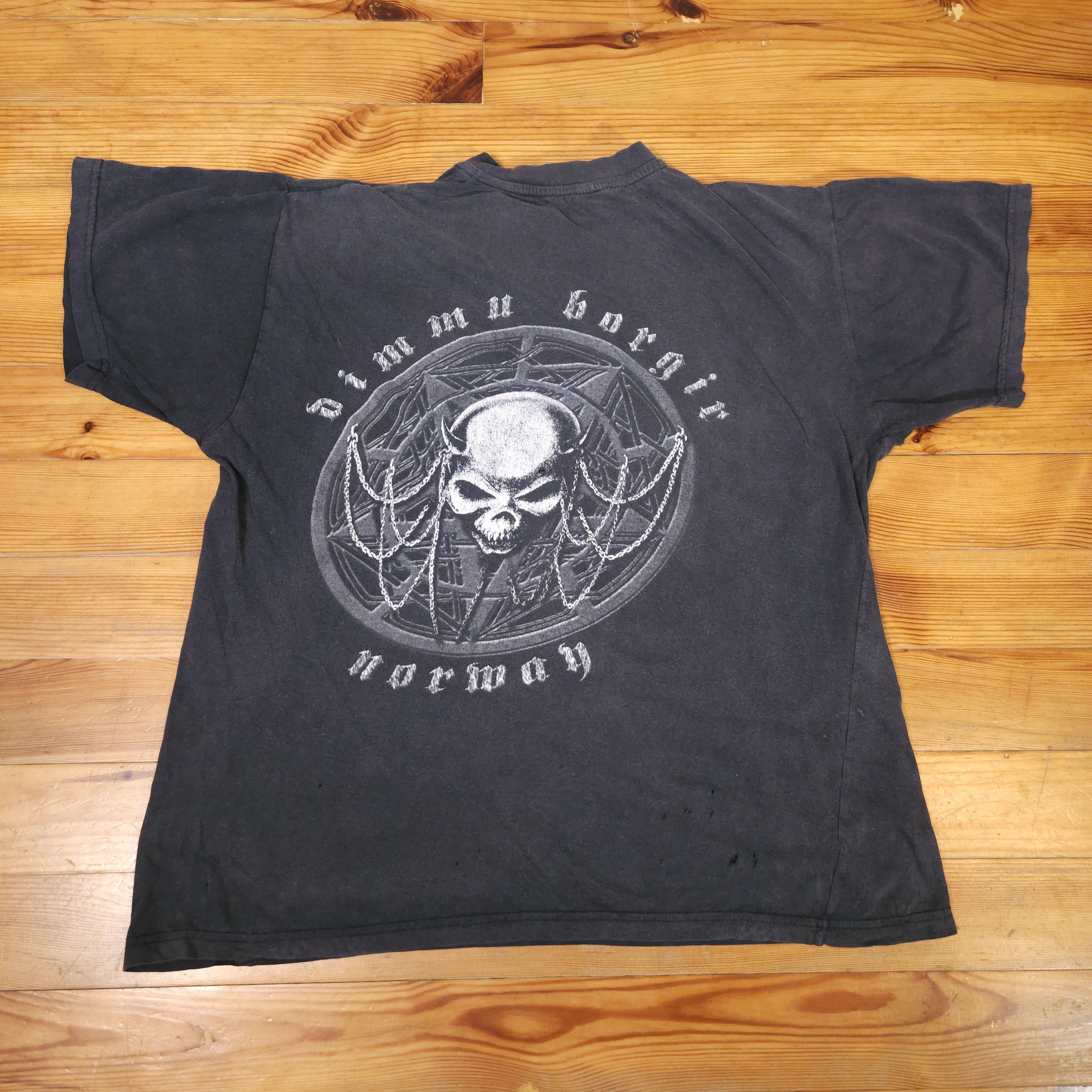 Band Tees Vintage Dimmu Borgir Norway T-shirt Death Metal Distress Size US XL / EU 56 / 4 - 3 Thumbnail