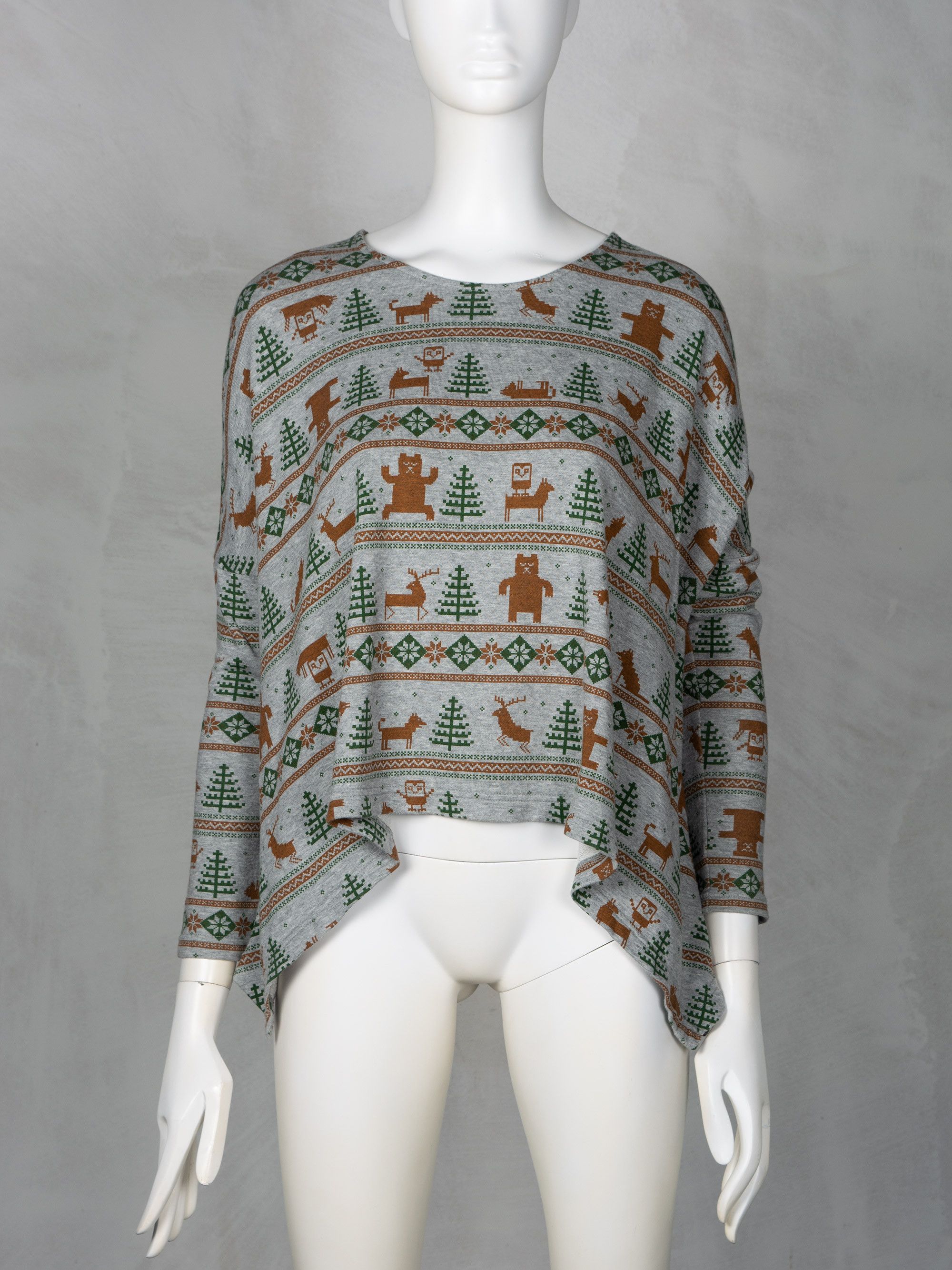 Ne-Net Né-net - winter print wide fit crewneck - size 2 Size S / US 4 / IT 40 - 3 Thumbnail