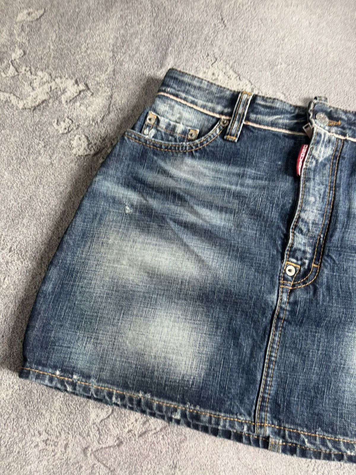 Dsquared2 Dsquared2 42size retro mini denim skirt avantgarde LGB Y2K Size 28" / US 6 / IT 42 - 9 Thumbnail