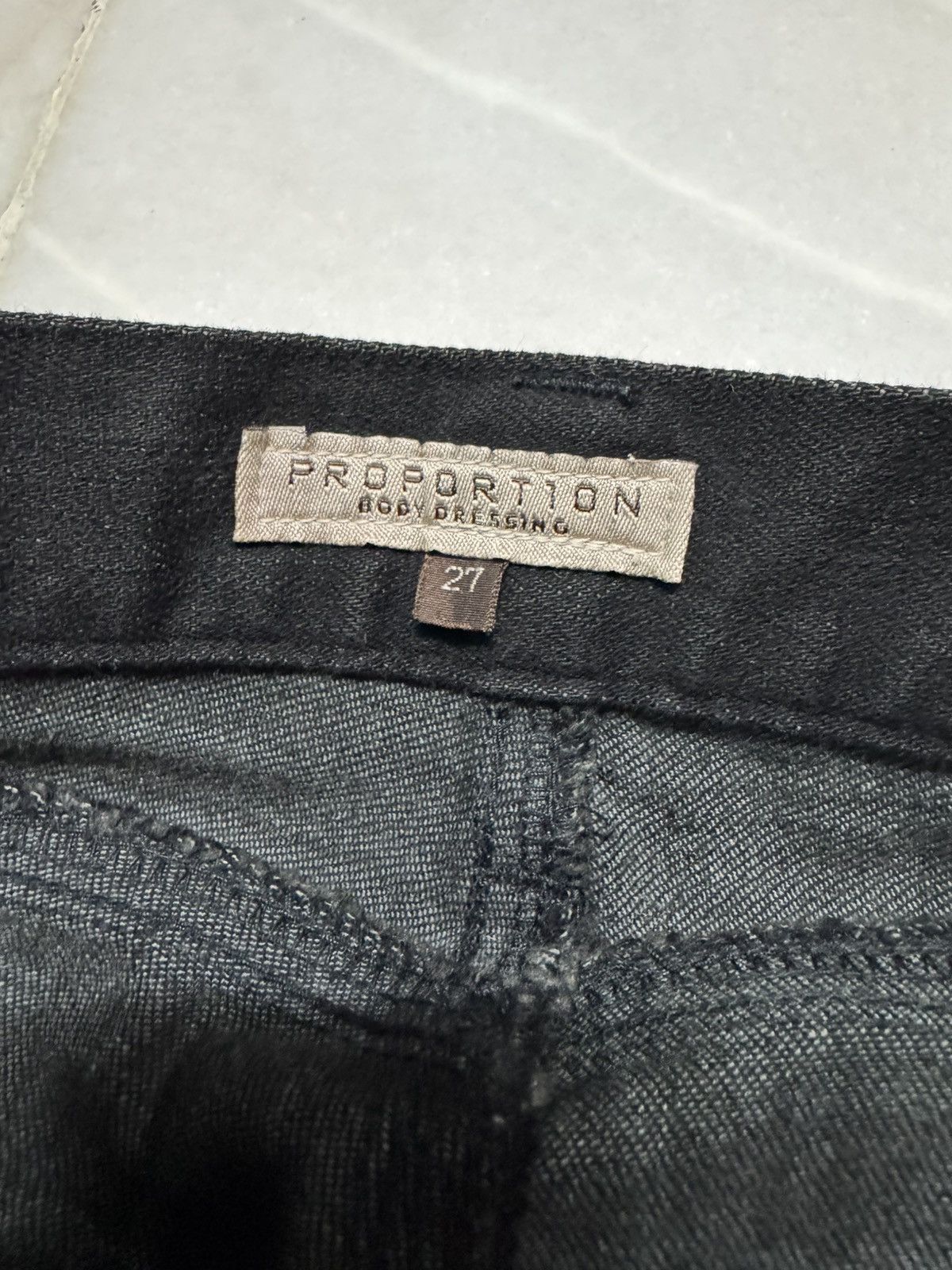 Tornado Mart SLIM FLARED 90's STYLE JAPANESE STONE WASHED SUPER BLACK Size US 28 / EU 44 - 8 Thumbnail