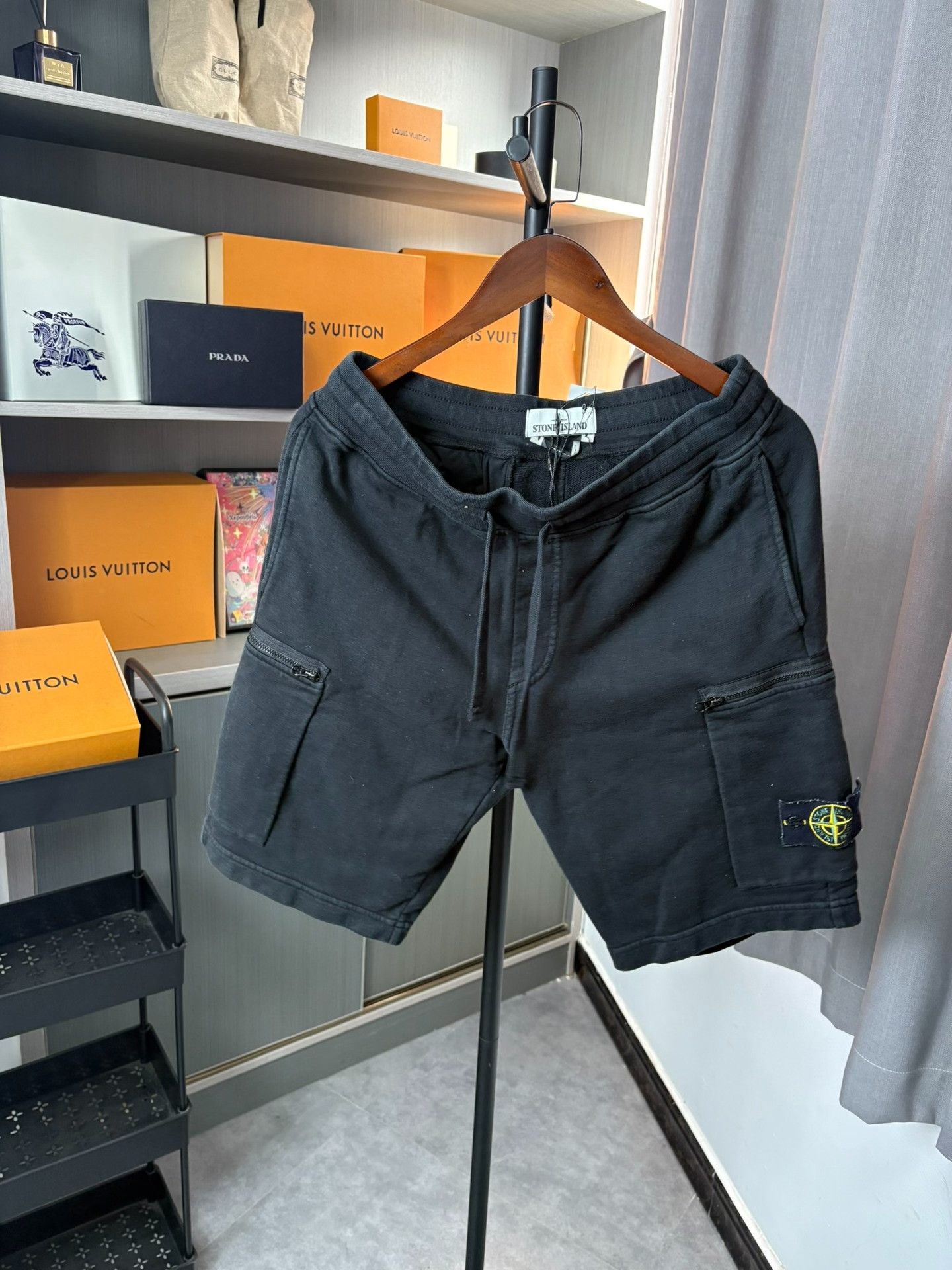 Stone Island Stone Island Black Shorts M Men Size US 32 / EU 48 - 1 Thumbnail