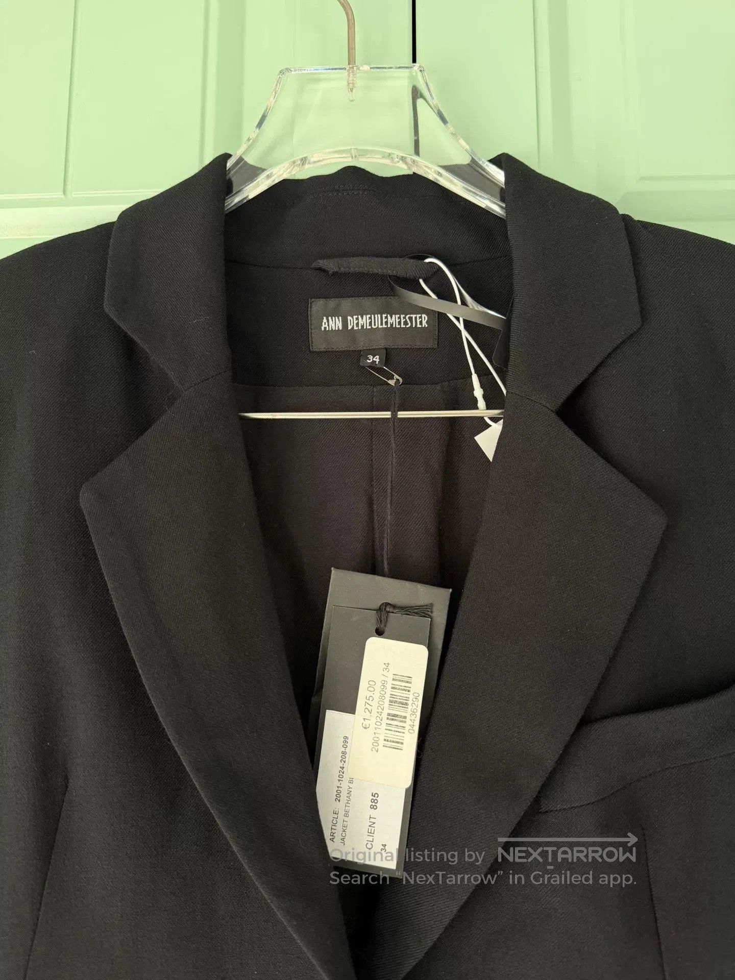 Ann Demeulemeester Ann Demeulemeester Black Blazer. Size XXS / US 00 / IT 34 - 6 Thumbnail