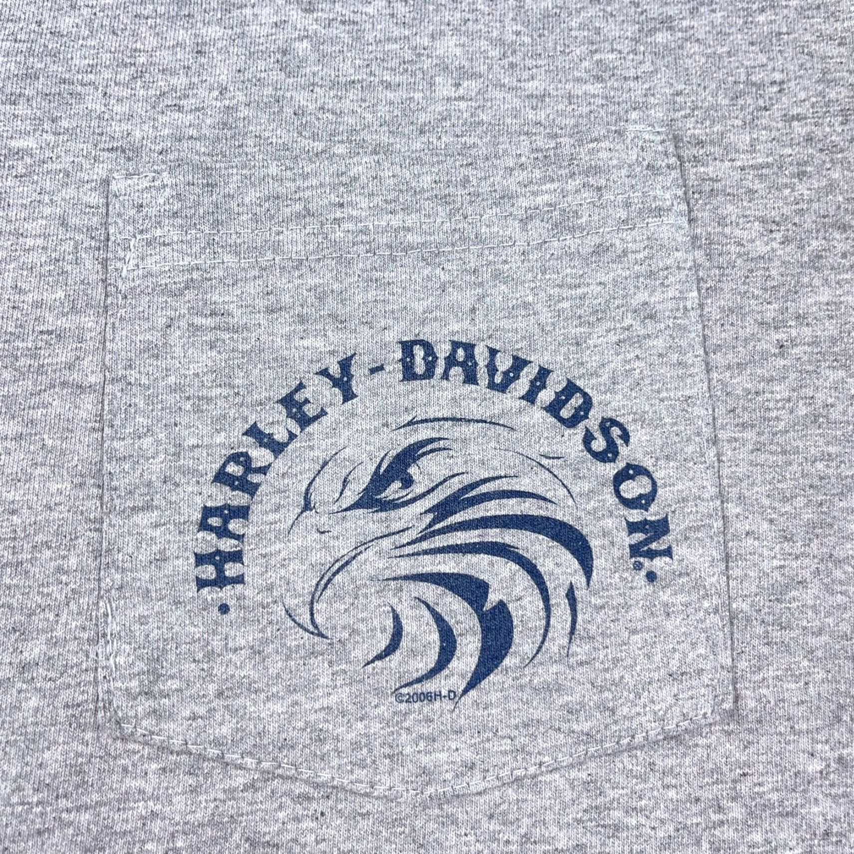 Harley Davidson VINTAGE Harley Davidson Shirt Men XL Gray Tank Top Pocket Tee Biker Y2K Eagle Size US XL / EU 56 / 4 - 6 Thumbnail