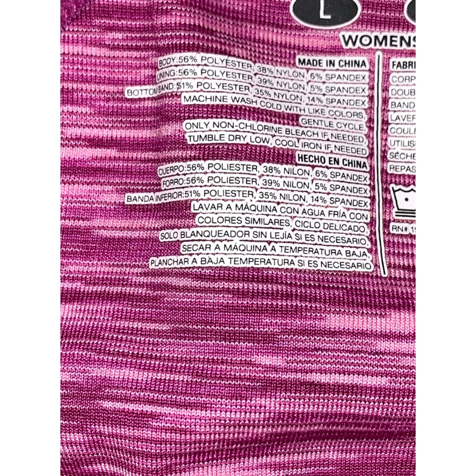Pinko Columbia Sports Bra Womens L Pink Racerback Activewear Gym #4693 Size ONE SIZE - 4 Thumbnail