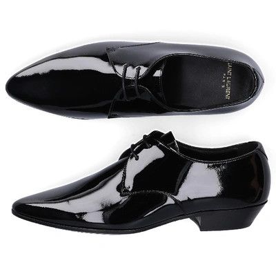 Saint Laurent Paris o1bcso1str1124 Jonas Laced Derbies in Black Size US 11 / IT 41 - 3 Thumbnail