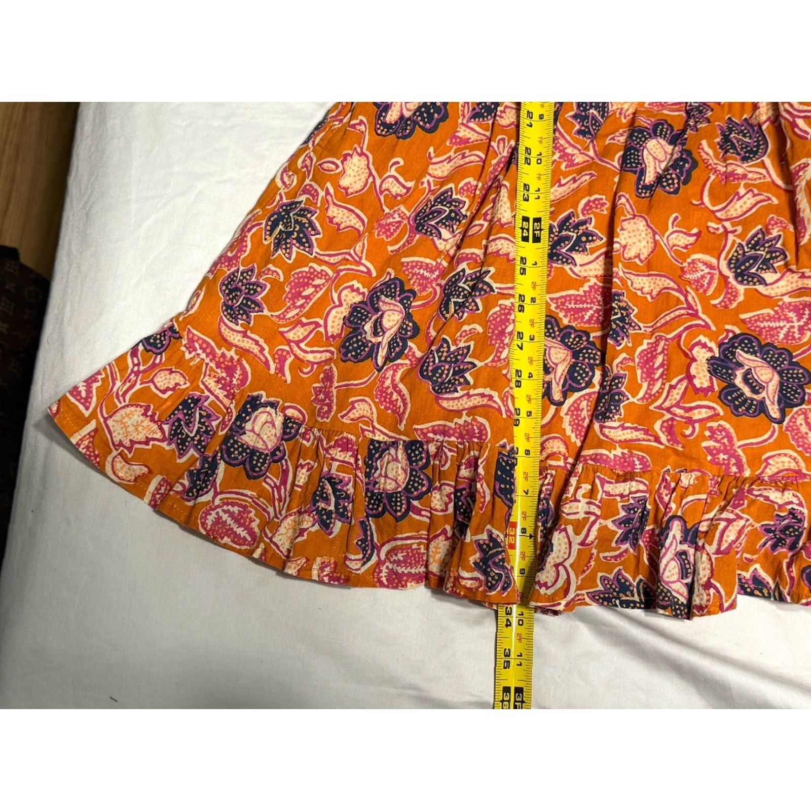 Cleobella Cleobella Kalena Boho Floral Cotton Mini Dress Womens Medium Multicolor Size M / US 6-8 / IT 42-44 - 3 Thumbnail
