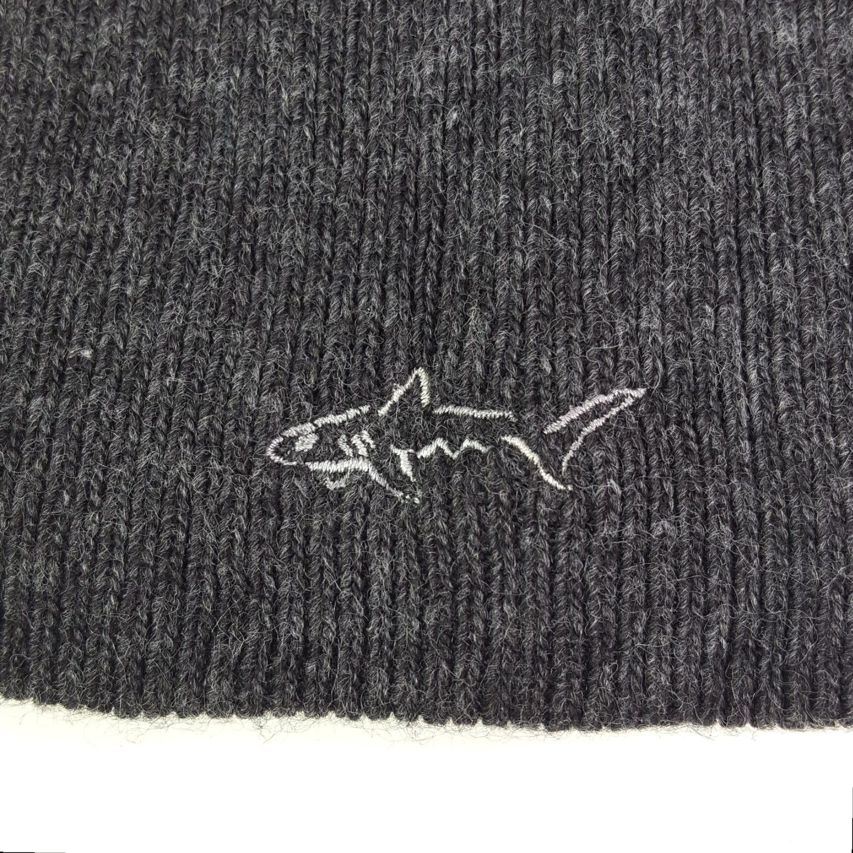 Logo 7 VTG Greg Norman Golf Shark Logo Knit Beanie Adult One Size Toboggan Hat Cap Gray Size ONE SIZE - 3 Thumbnail