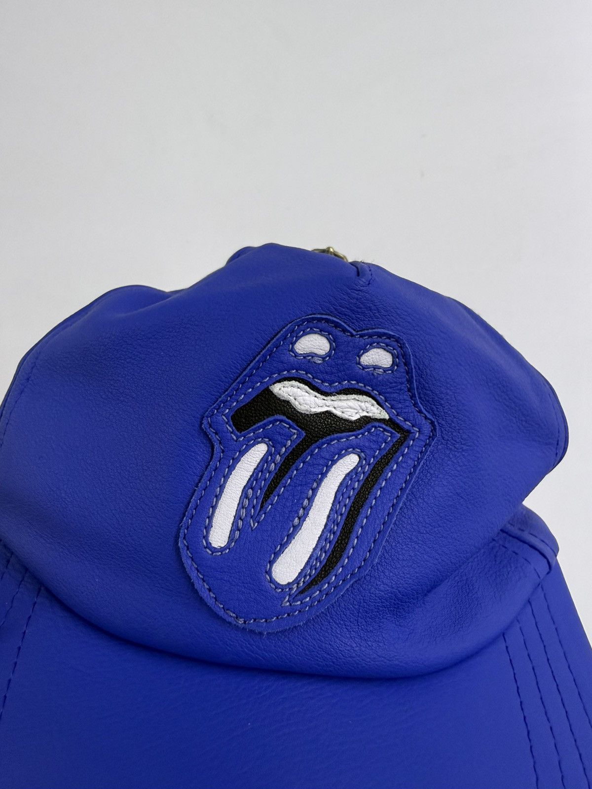 Chrome hearts rolling stones トラッカーキャップ Chrome Hearts x Rolling Stones Leather Patch Trucker Hat