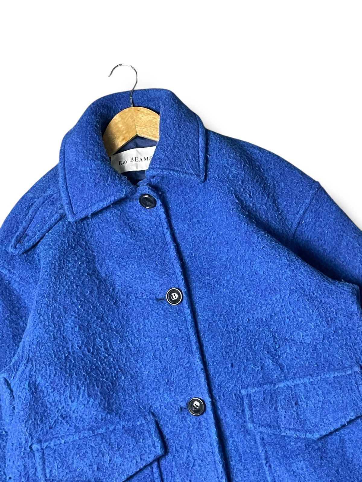 Beams Japan × Japanese Brand Ray BEAMS Brand Wool Shaggy Coat (62) Size US S / EU 44-46 / 1 - 2 Thumbnail