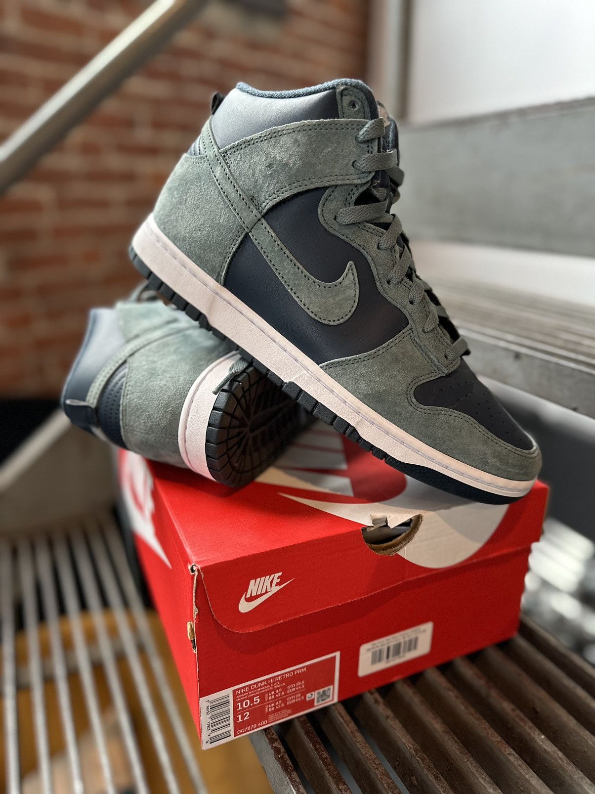 image of Nike Dunk High Pro Retro Rpm Size 10.5 Shoes in Blue, Men's