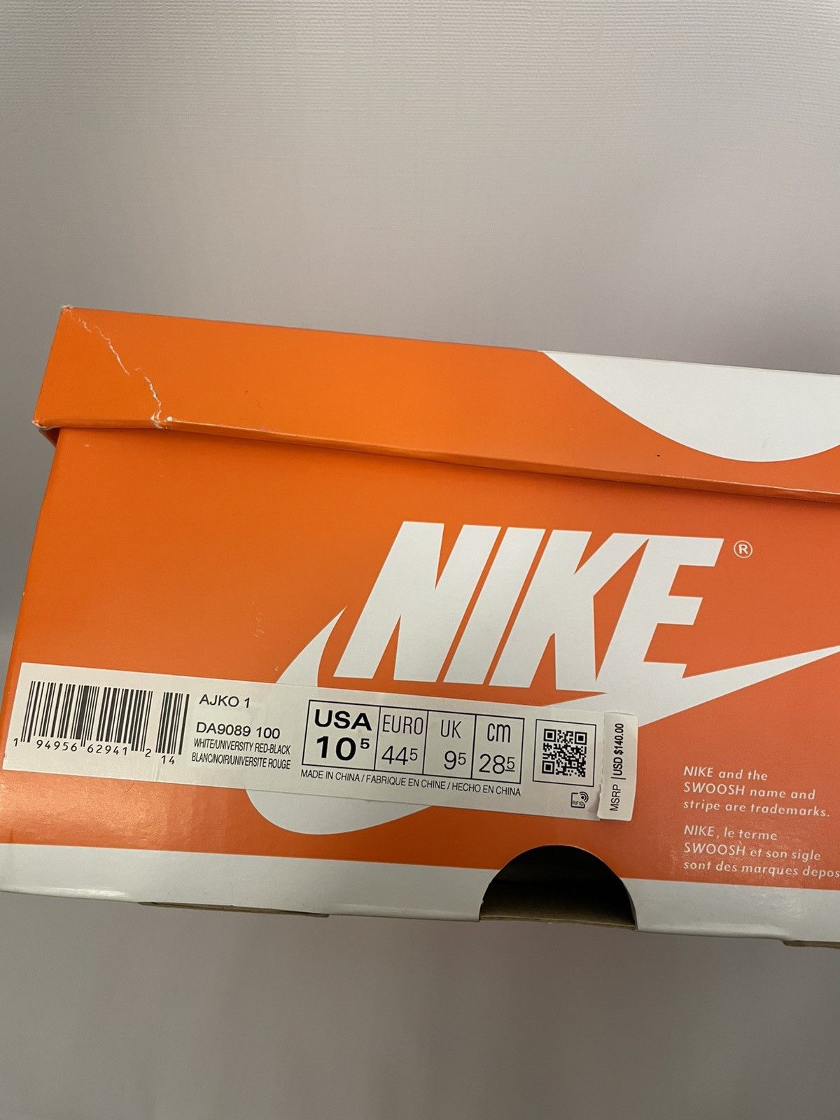 Nike Jordan 1 KO Chicago Size US 10.5 / EU 43-44 - 8 Thumbnail