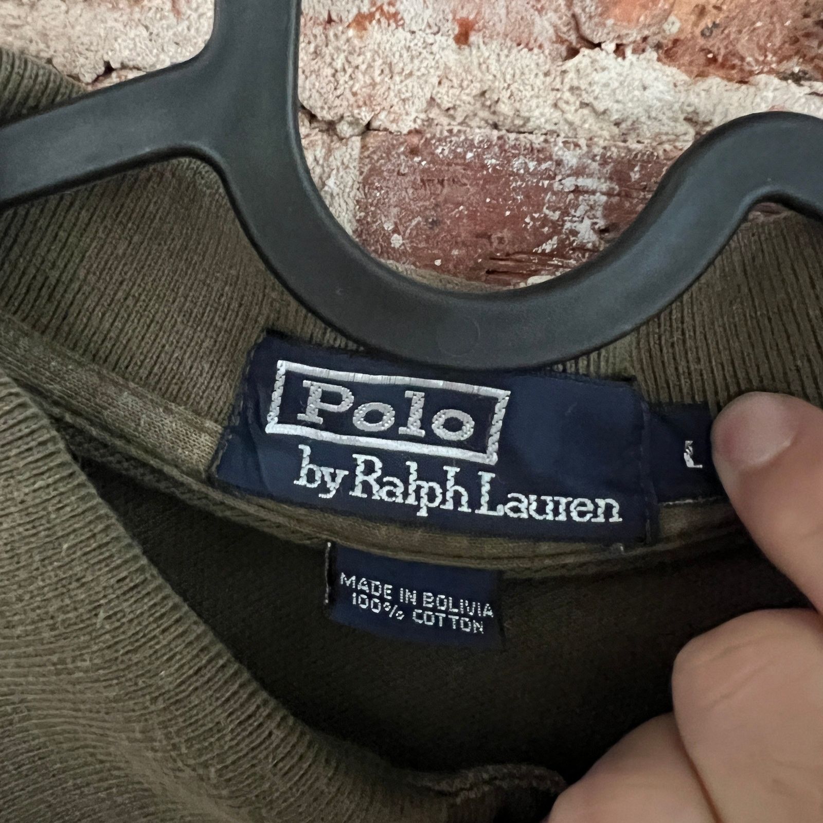 Polo Ralph Lauren Polo Ralph Lauren Men's Olive Green Shirt Size L 21.5x28 Size US L / EU 52-54 / 3 - 3 Thumbnail