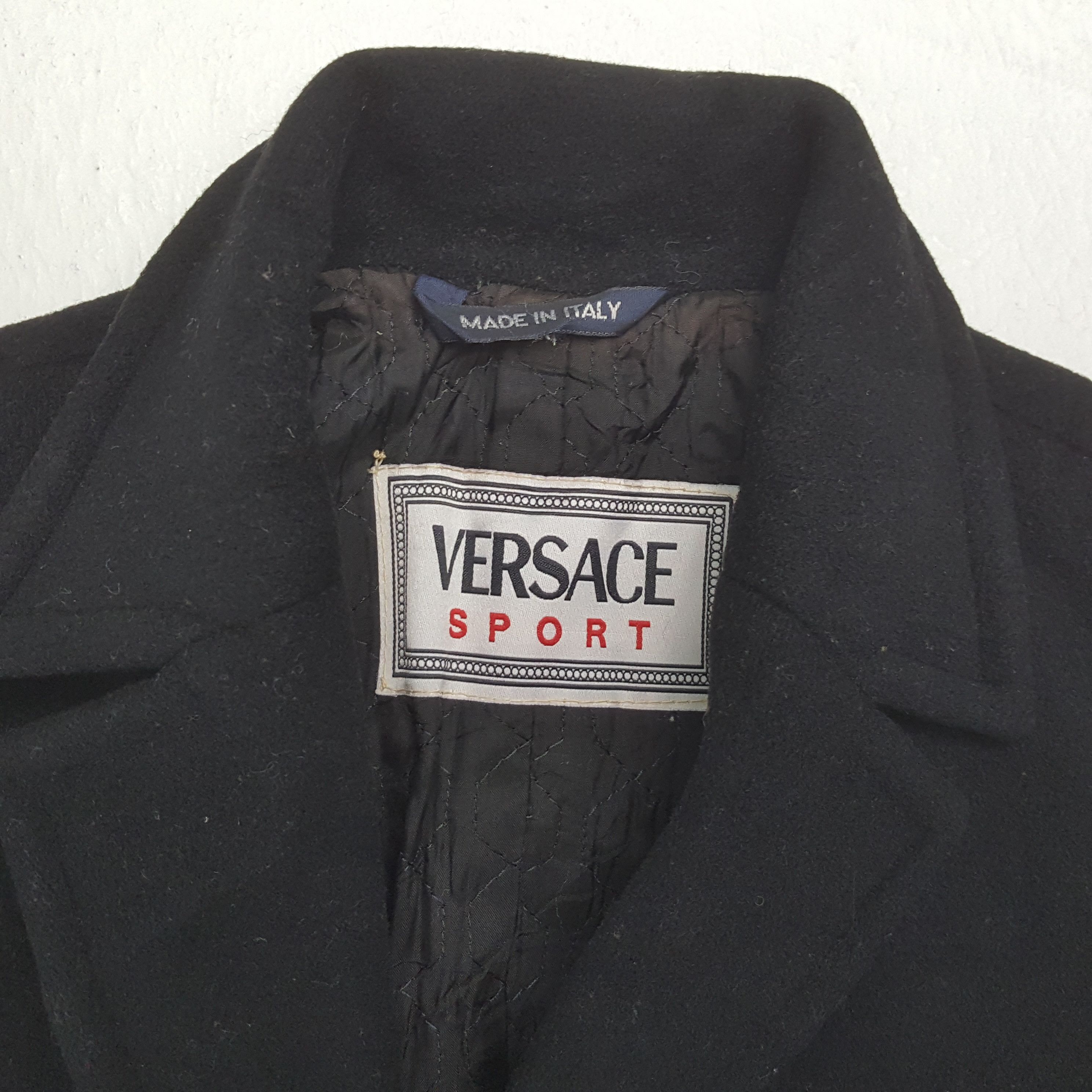 Versace × Vintage Vintage VERSACE SPORT Italian Fashion Brand Jacket Size S / US 4 / IT 40 - 10 Thumbnail