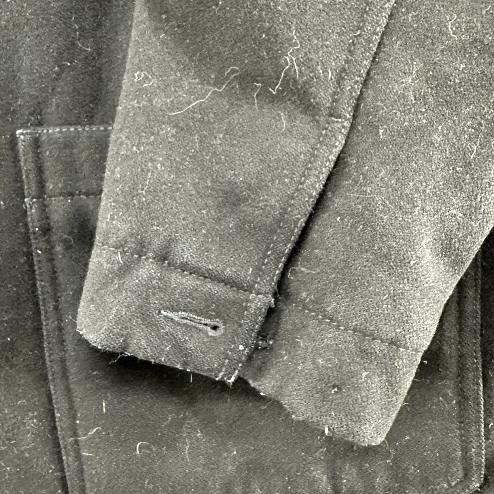 Banana Republic VINTAGE Banana Republic Jacket Mens XL Black Wool Chore Barn Coat Lined 90s Overcoat Size US XL / EU 56 / 4 - 5 Thumbnail