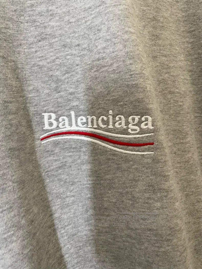 Balenciaga Balenciaga Coke Embroidered Gray T-Shirt Size US XS / EU 42 / 0 - 3 Thumbnail