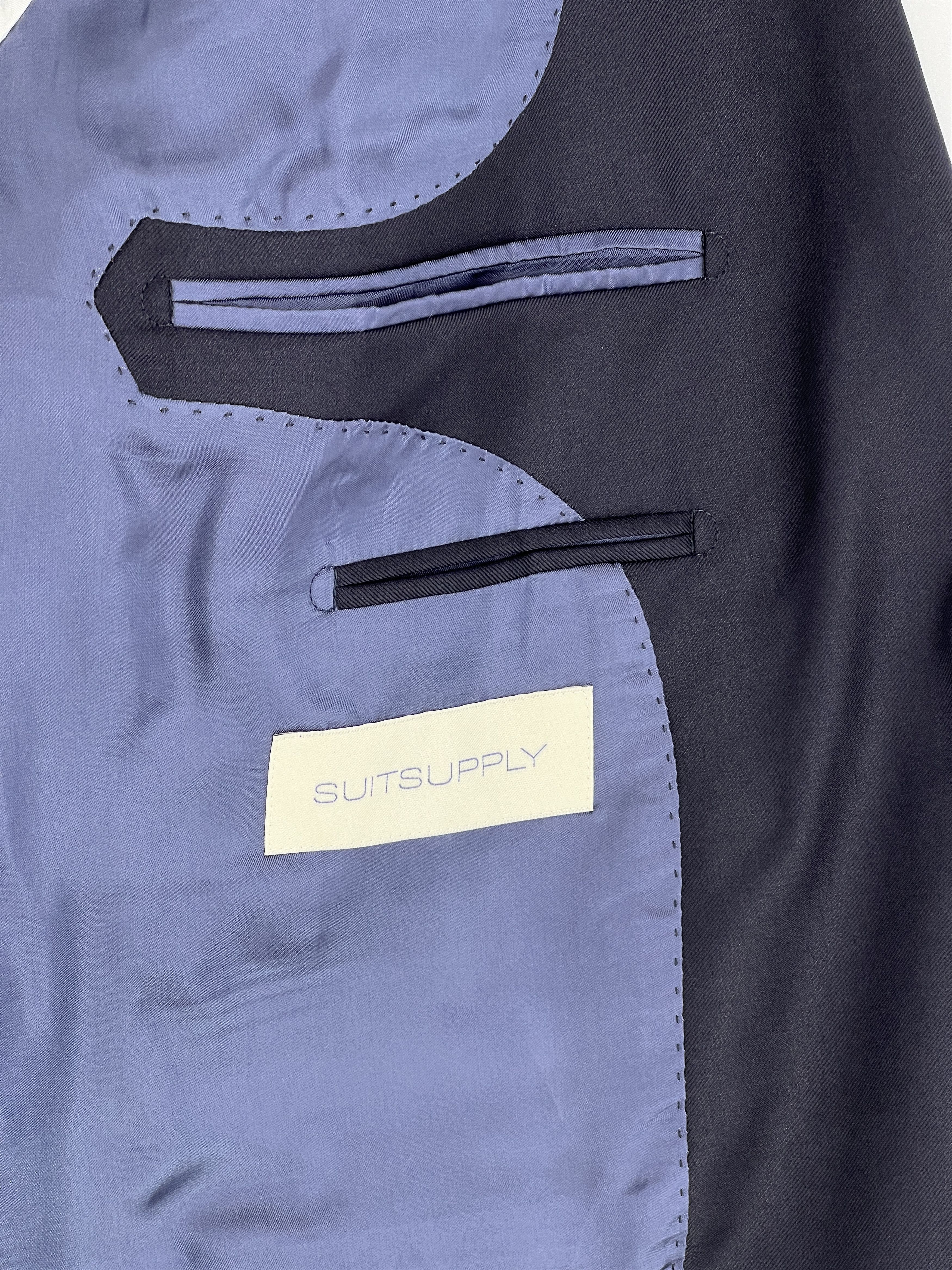 Suitsupply La Spalla Wool Formal Blazer Waistcoat Suit EU:28; UK/US:46S Size 46S - 11 Thumbnail