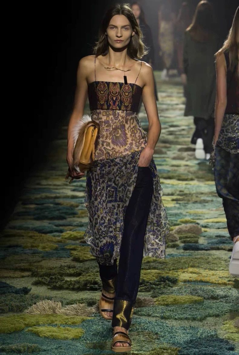 Dries Van Noten DRIES VAN NOTEN size:36 Black spring and summer show doubl Size 35" - 8 Thumbnail