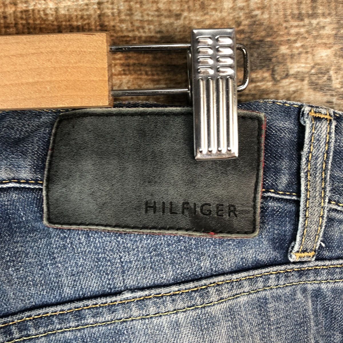 Tommy Hilfiger DL Tommy Hilfiger Blue faded Denim Pants #C149 Size US 32 / EU 48 - 17 Thumbnail
