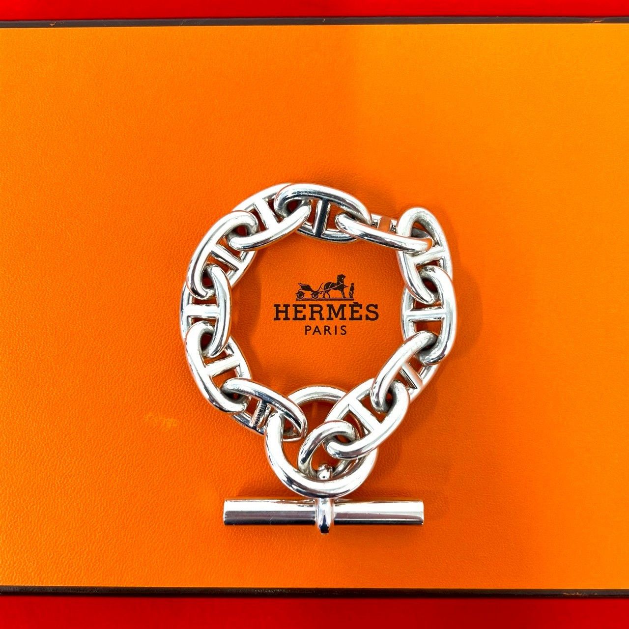 Hermes Hermes Hermes Chaine d’Ancre TGM Bracelet Precious Metal Bracelet DUTY FREE for USA Size ONE SIZE - 1 Thumbnail