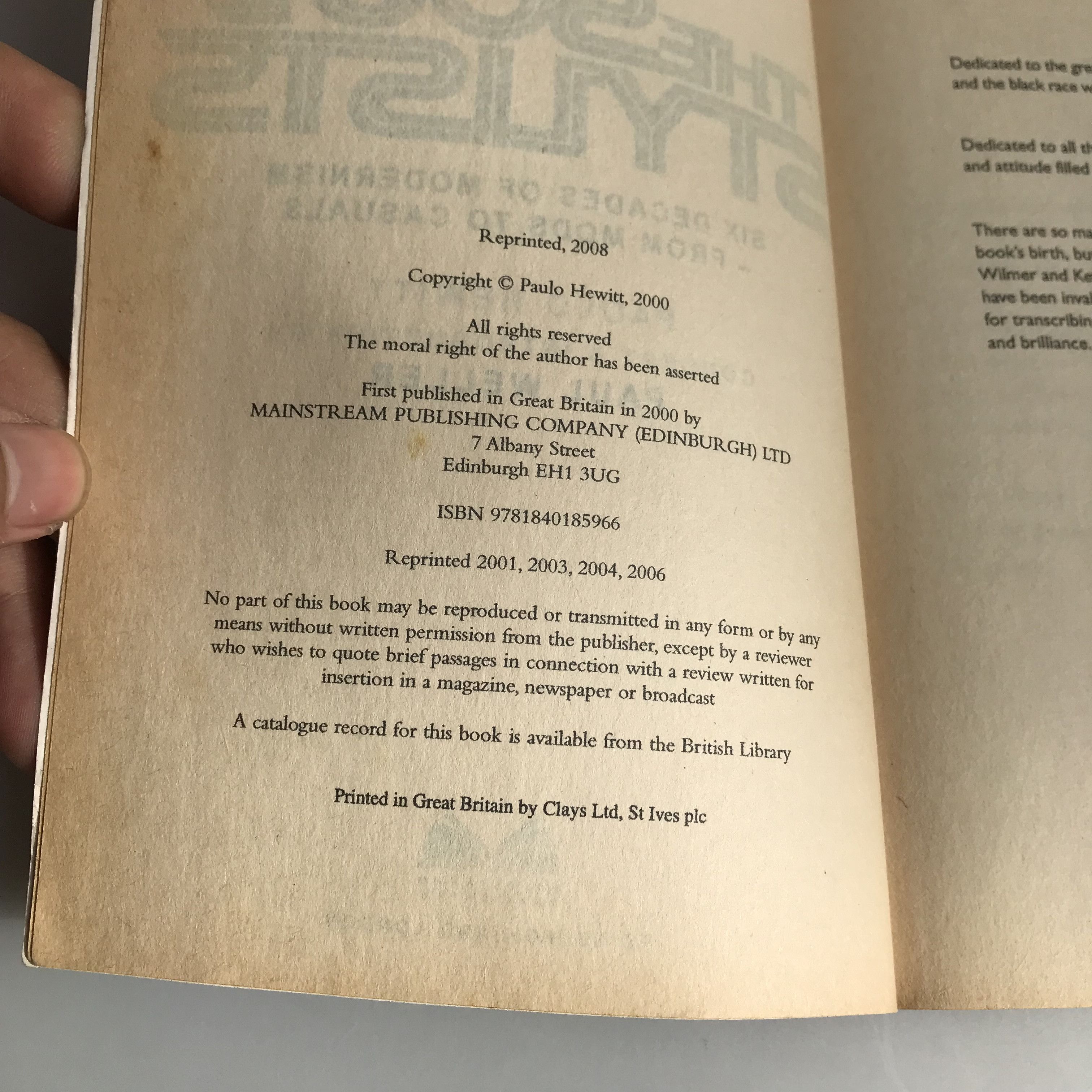 Other UK The Soul Stylists - Paolo Hewitt: Forty Years Of Modernism Size ONE SIZE - 6 Thumbnail
