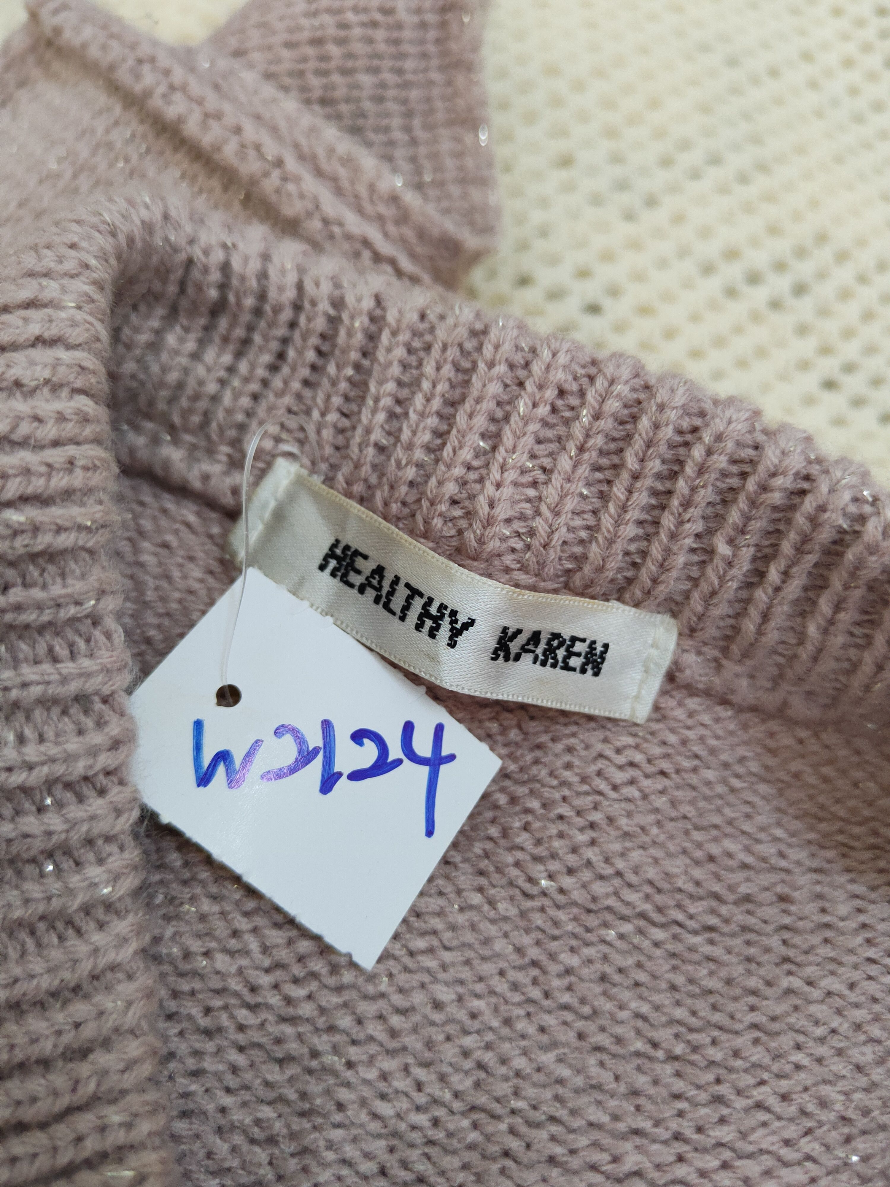 Vintage Healthy Karen Pink Knitwear Crop Tops #W2124 Size M / US 6-8 / IT 42-44 - 12 Thumbnail