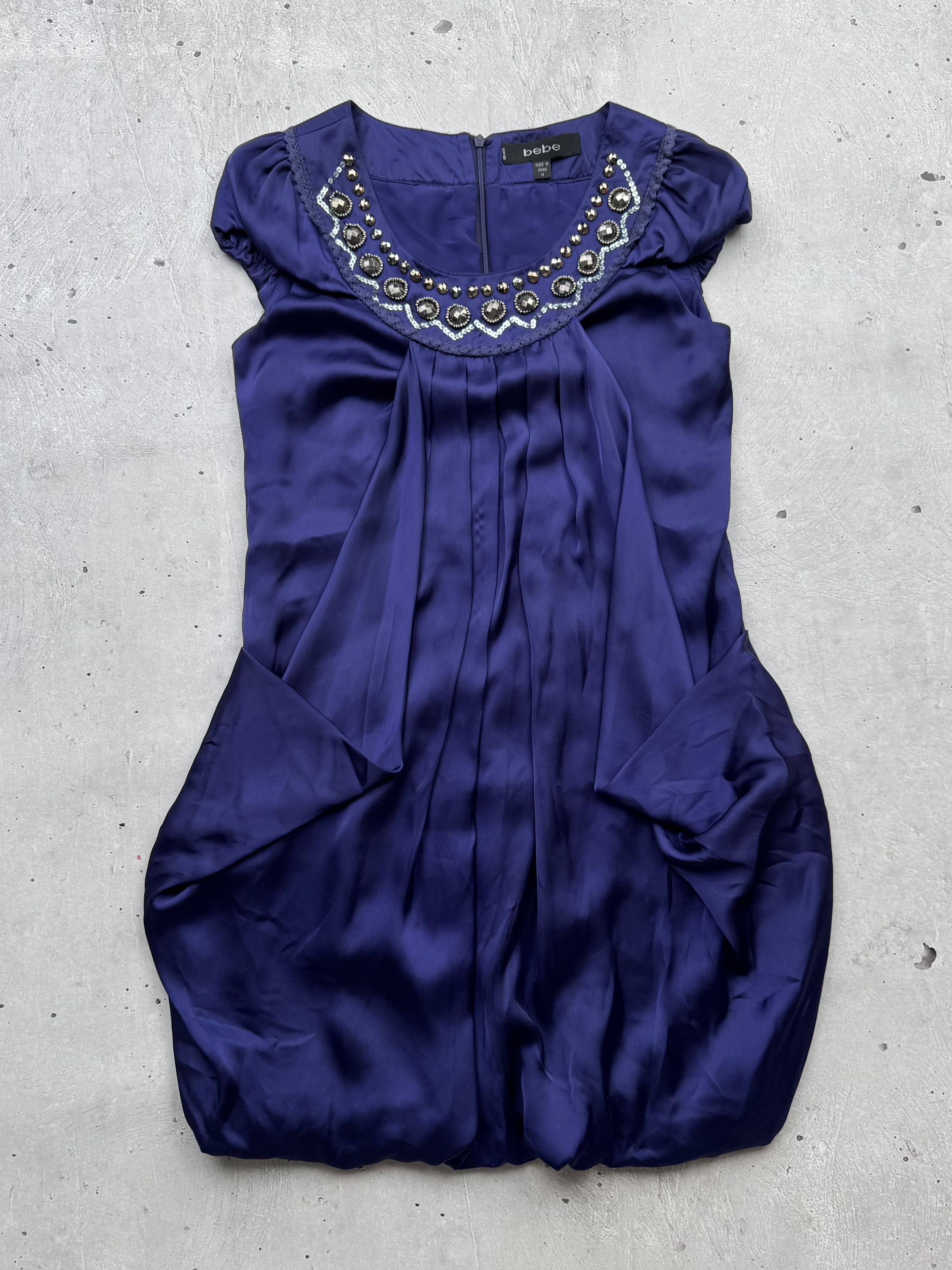 Bebe × Vintage Bebe Vintage Silk Asymmetrical Mini Dress Size M / US 6-8 / IT 42-44 - 2 Thumbnail