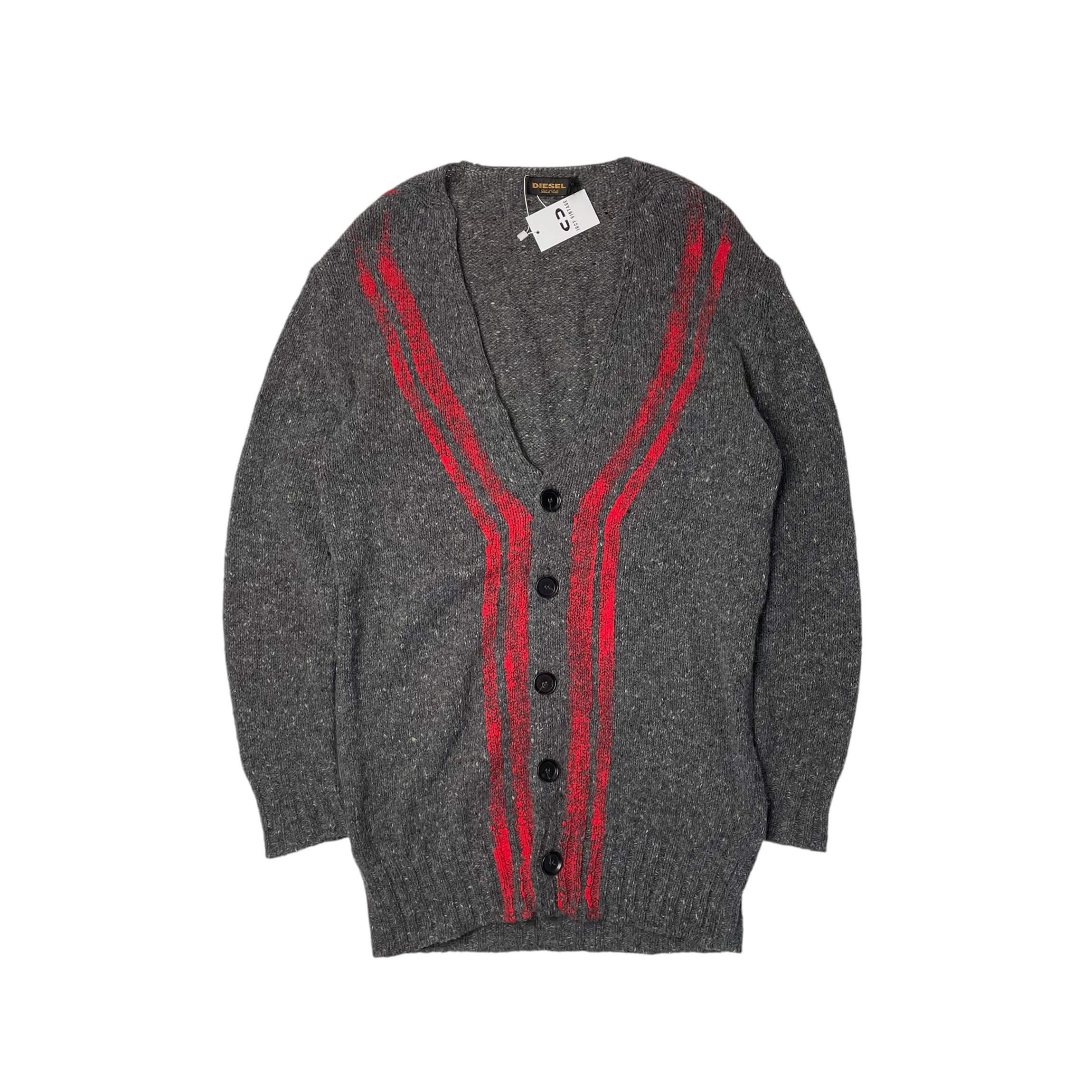 Diesel Black Gold diesel black gold paint wool 100 cardigan Size US L / EU 52-54 / 3 - 1 Thumbnail