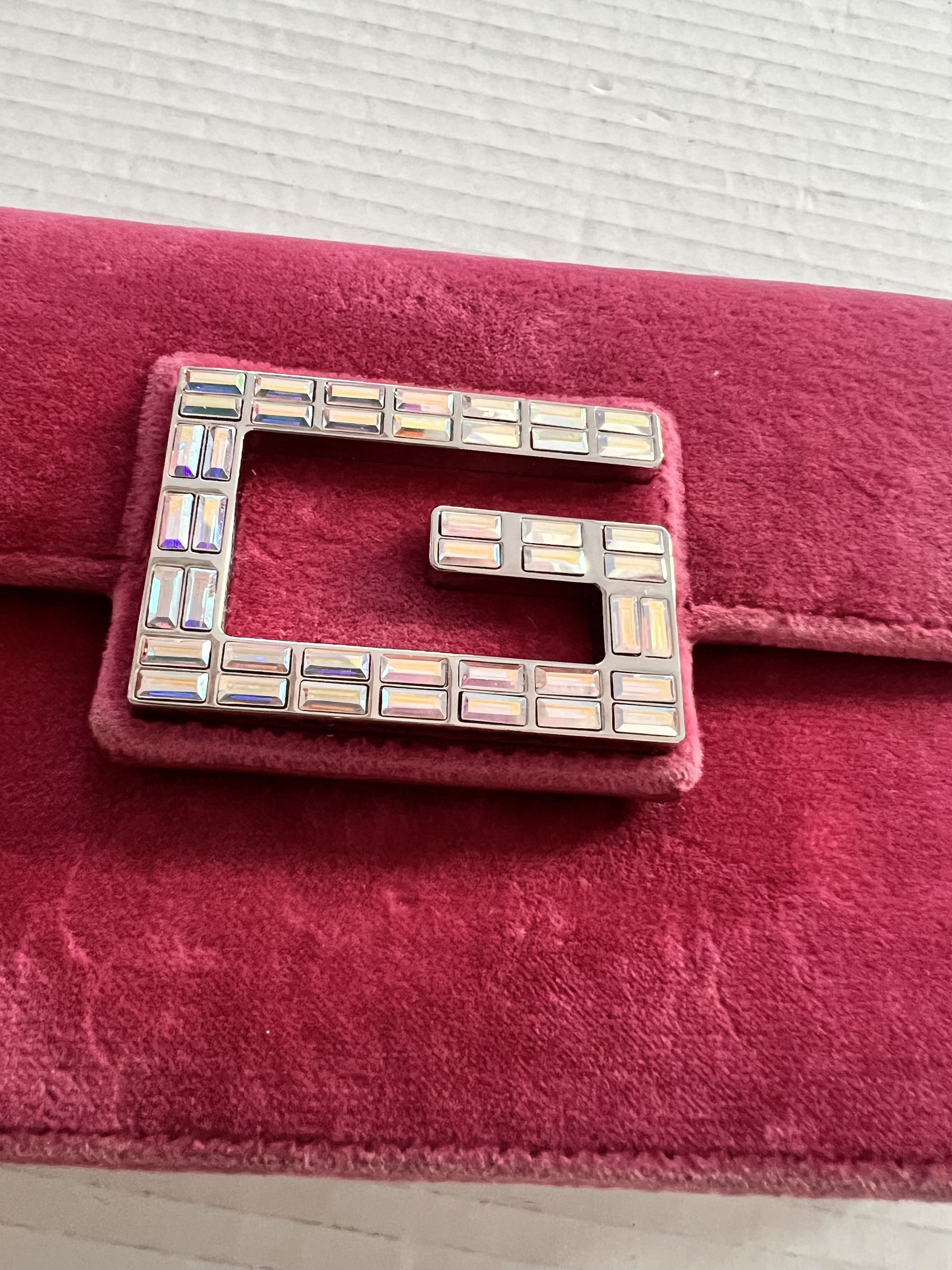 Gucci Gucci Square velvet pink mini bag Size ONE SIZE - 5 Thumbnail