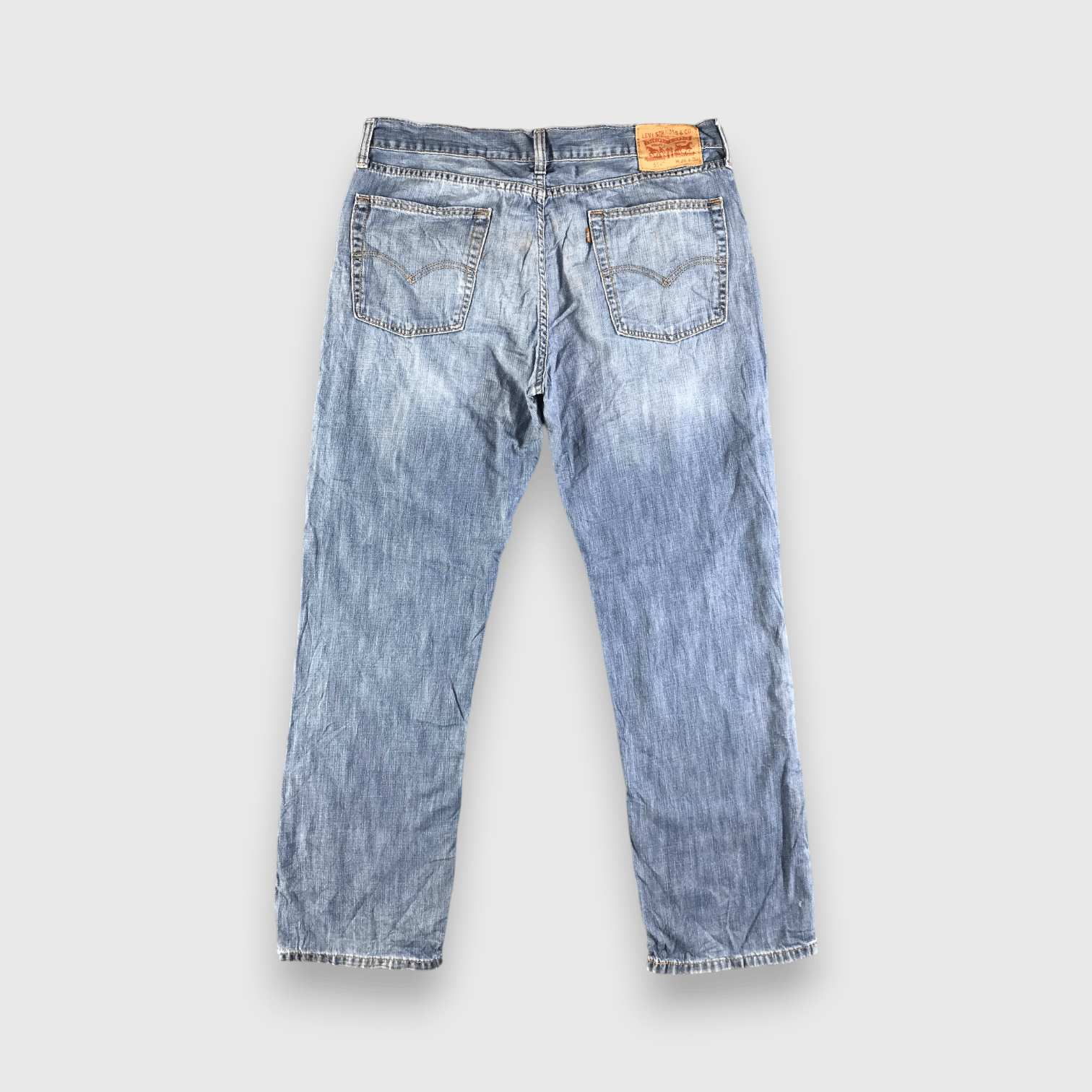 Levi's Vintage Faded Blue Levis 514 Jeans-J3277 Size US 37 - 2 Thumbnail