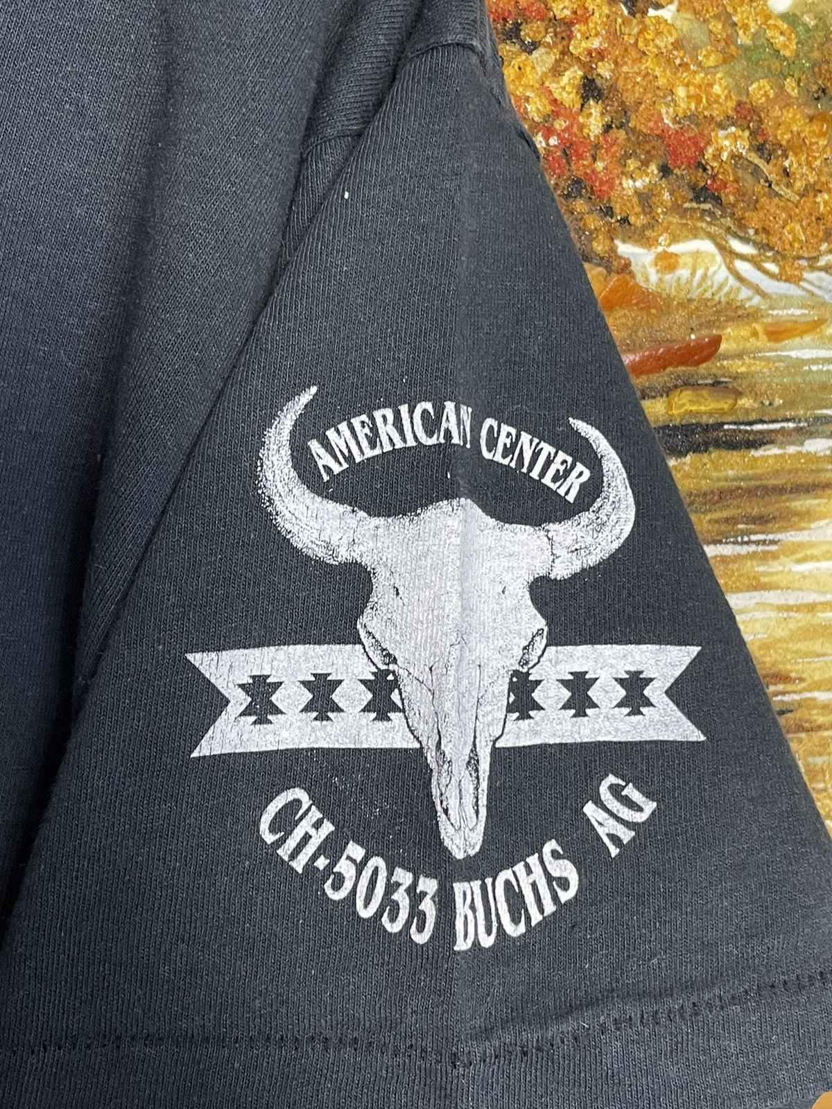Band Tees × Vintage Vintage Single Stitch Native American Eagle Indian T-shirt Size US L / EU 52-54 / 3 - 9 Thumbnail