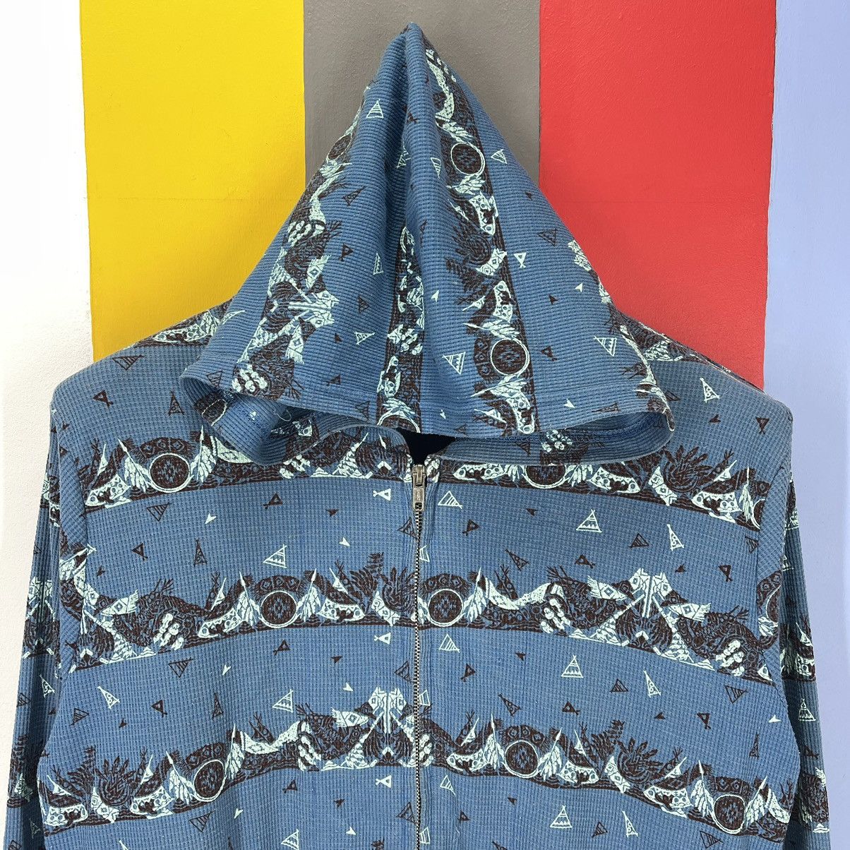 Japanese Brand TITICACA Zipper Hoodie #1952/11 Size US M / EU 48-50 / 2 - 2 Thumbnail